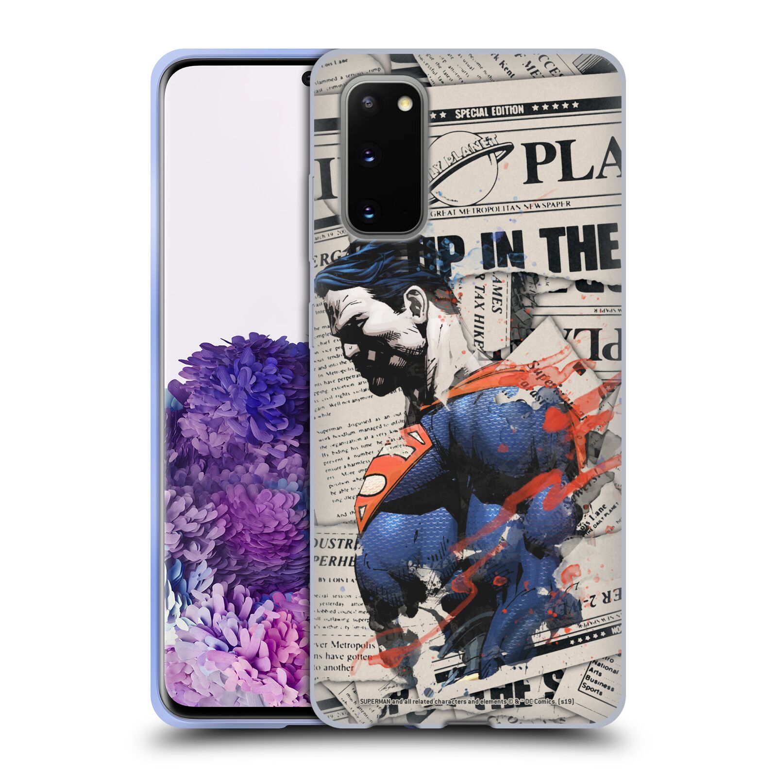 OFFICIAL SUPERMAN DC COMICS 80TH ANNIVERSARY SOFT GEL CASE FOR SAMSUNG PHONES 1 - Picture 10 of 11