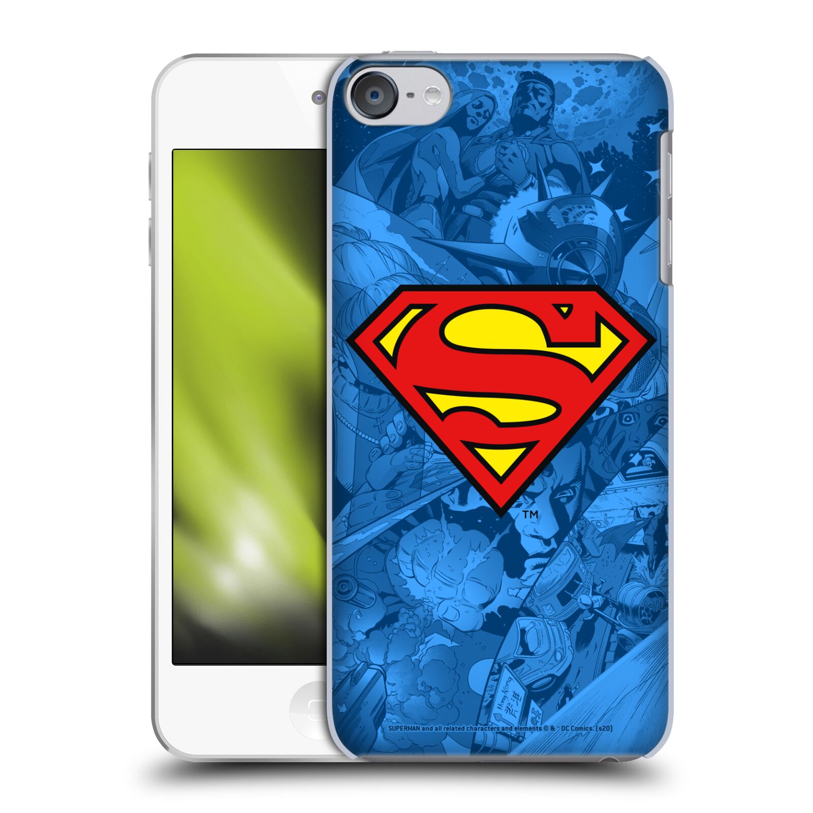 OFFICIAL SUPERMAN DC COMICS COMICBOOK ART BACK CASE FOR APPLE iPOD TOUCH MP3 - Picture 7 of 10