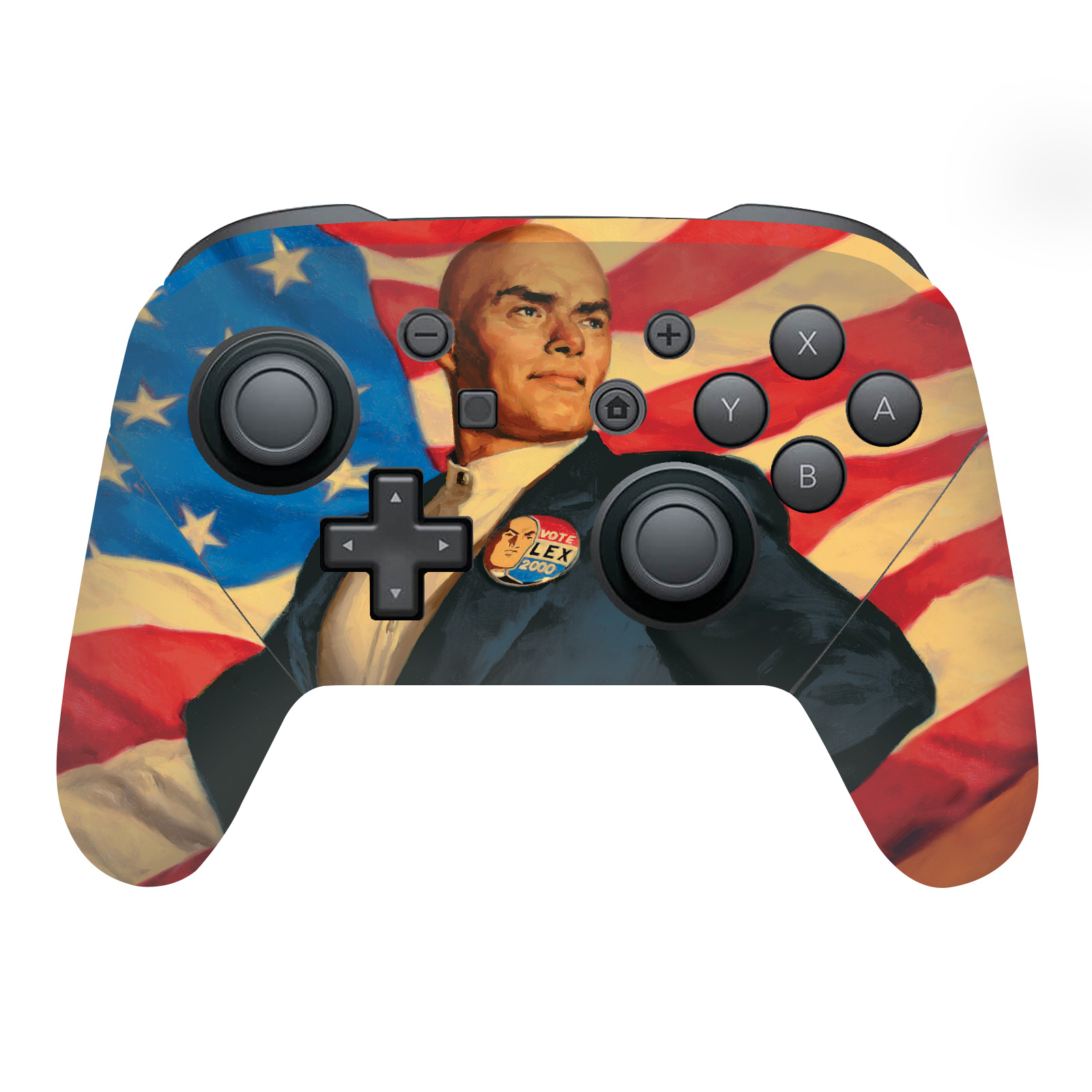 SUPERMAN DC COMICS LOGOS & COMIC BOOK VINYL SKIN NINTENDO SWITCH PRO CONTROLLER - Afbeelding 8 van 11