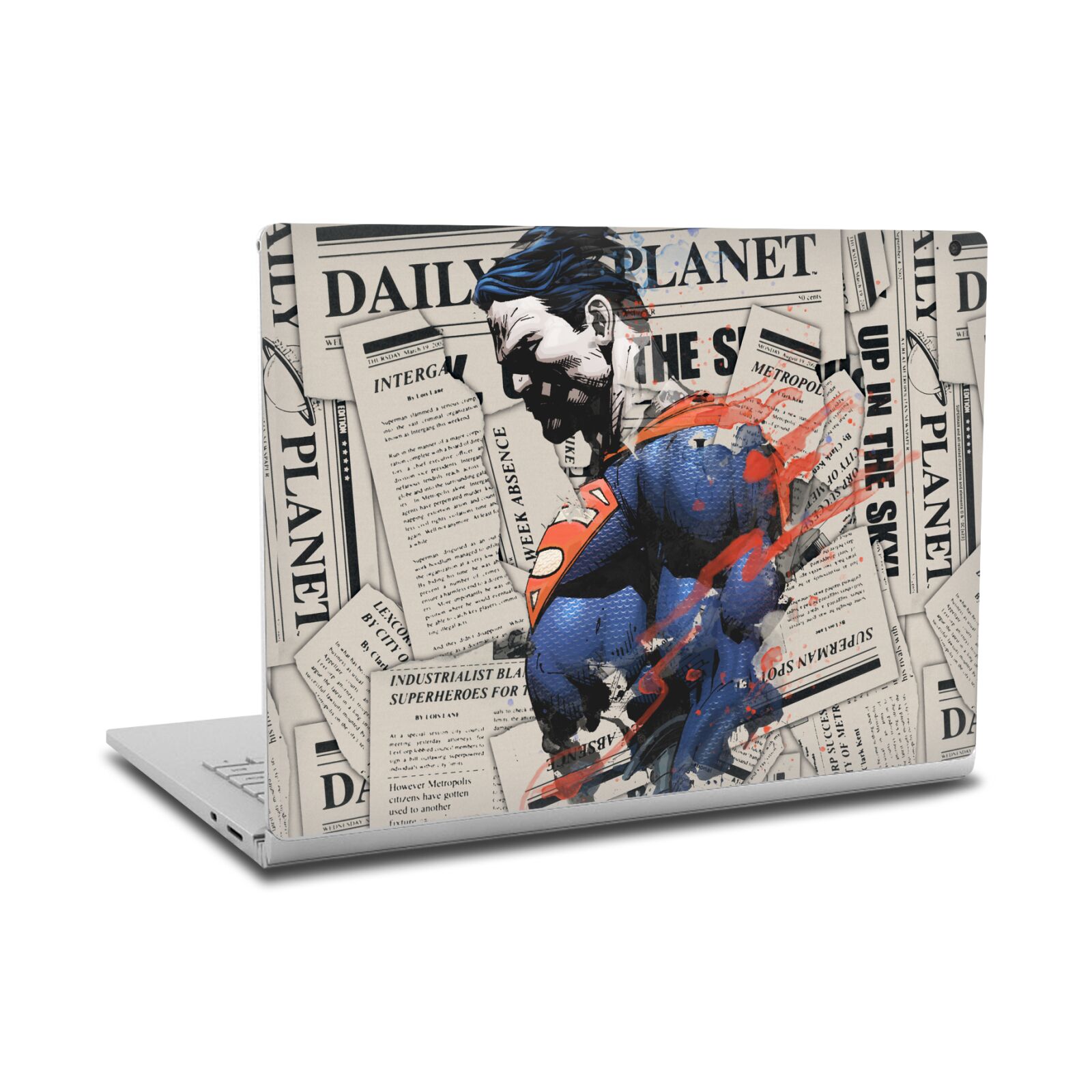 SUPERMAN DC COMICS LOGOS AND COMIC BOOK VINYL SKIN DECAL FOR MICROSOFT SURFACE - Picture 10 of 12