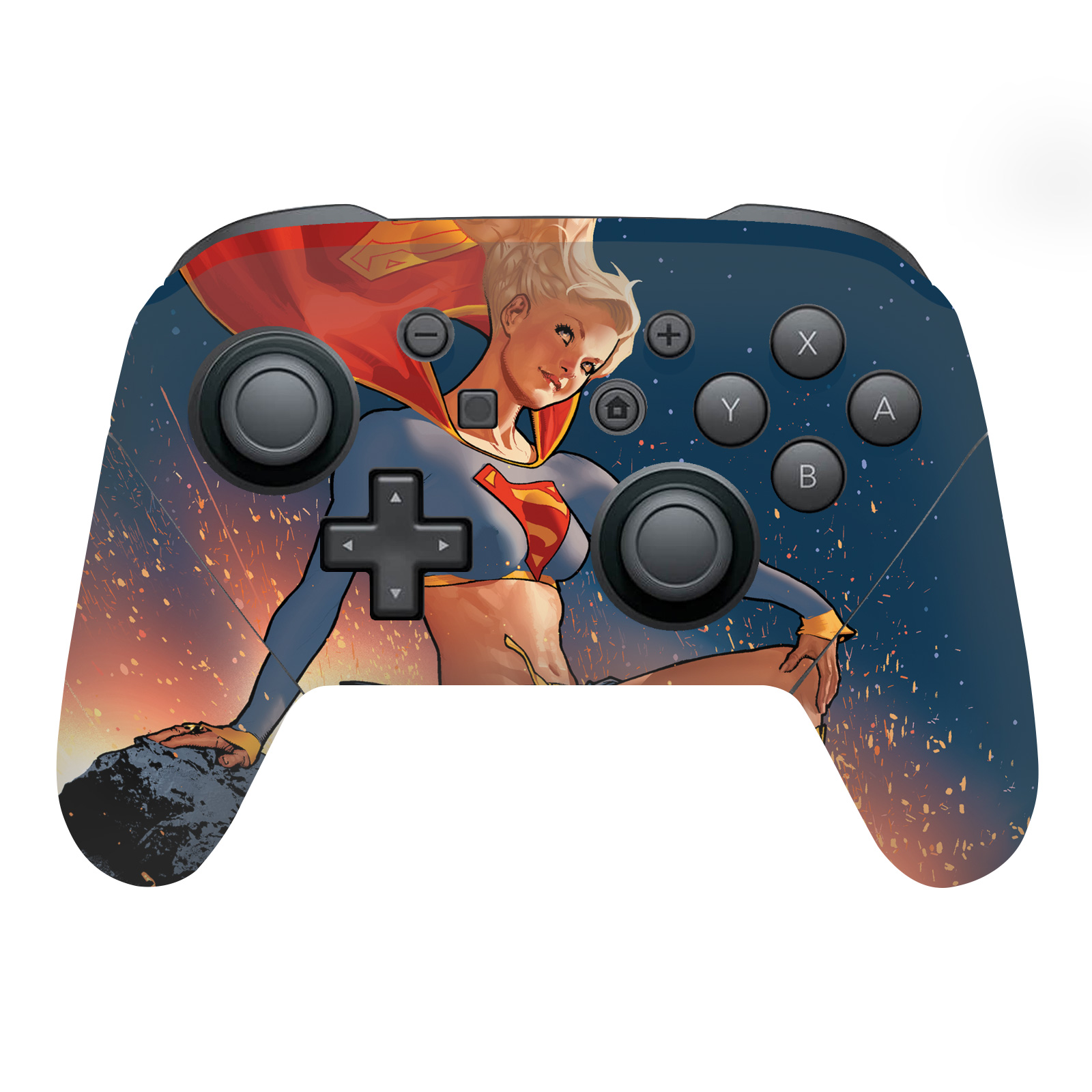 SUPERMAN DC COMICS LOGOS & COMIC BOOK VINYL SKIN NINTENDO SWITCH PRO CONTROLLER - Afbeelding 11 van 11