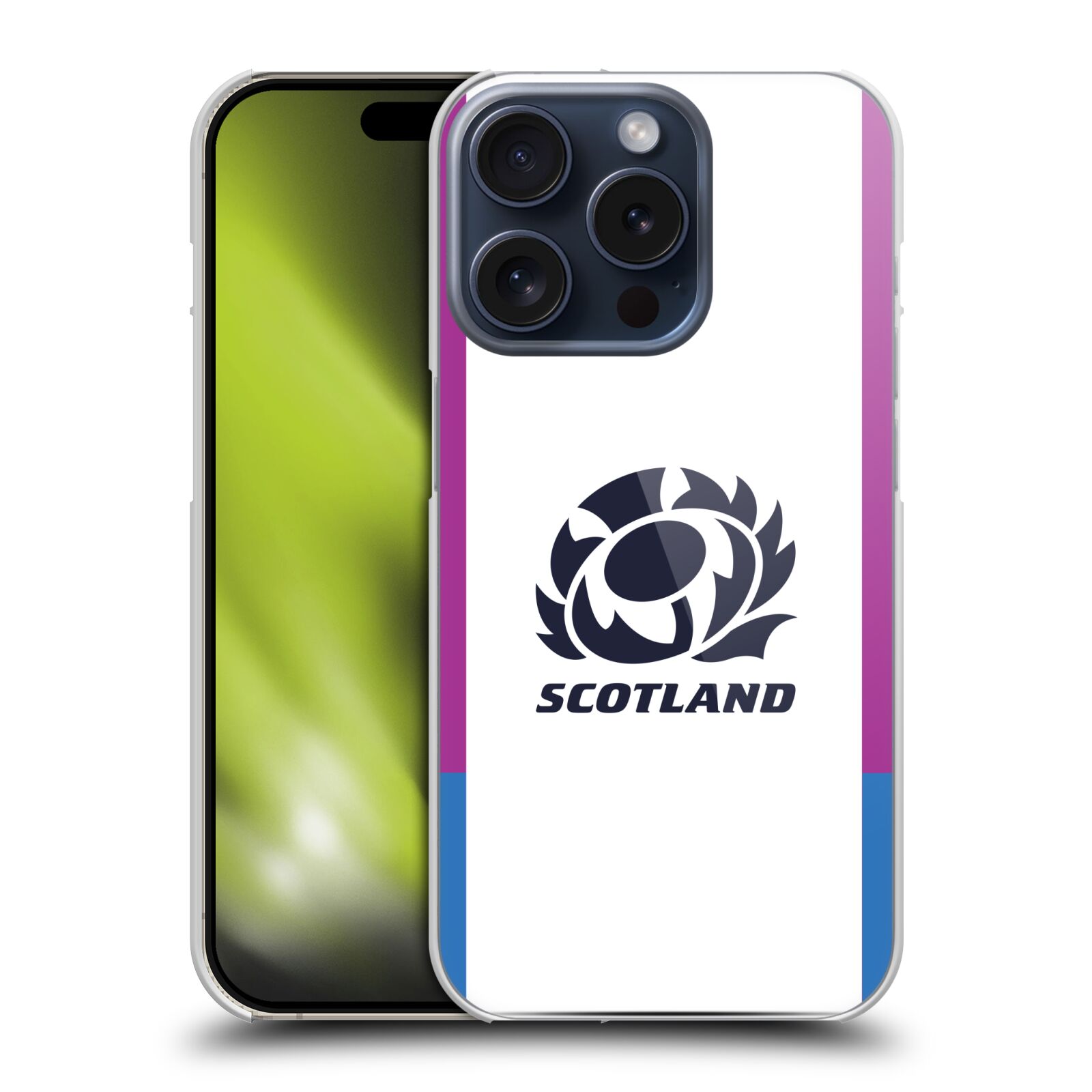 OFFICIAL SCOTLAND RUGBY CREST KIT 2021/22 HARD BACK CASE FOR APPLE iPHONE PHONES - 第 8/9 張圖片