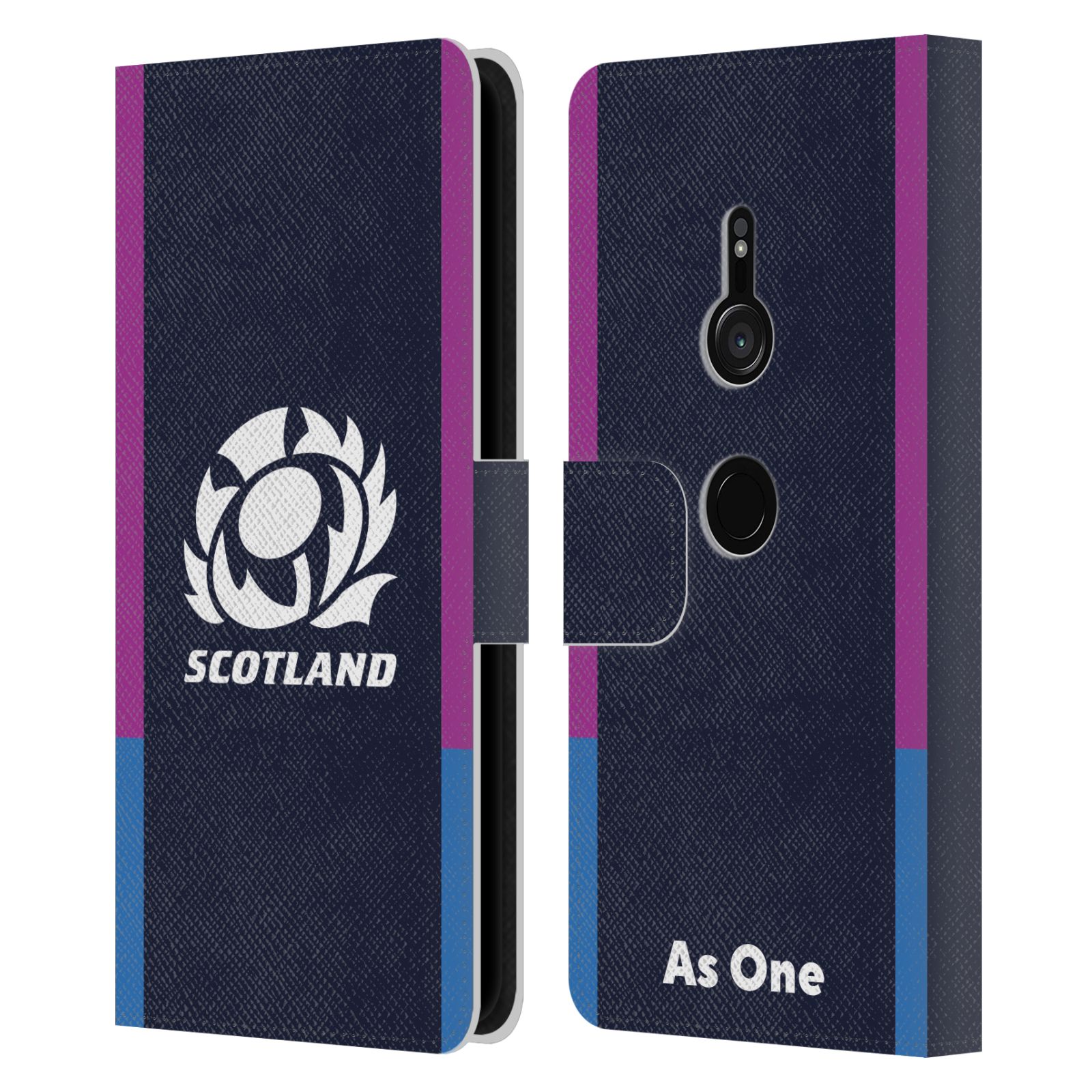 OFFICIAL SCOTLAND RUGBY CREST KIT 2021/22 LEATHER BOOK CASE FOR SONY PHONES 1 - 第 8/8 張圖片