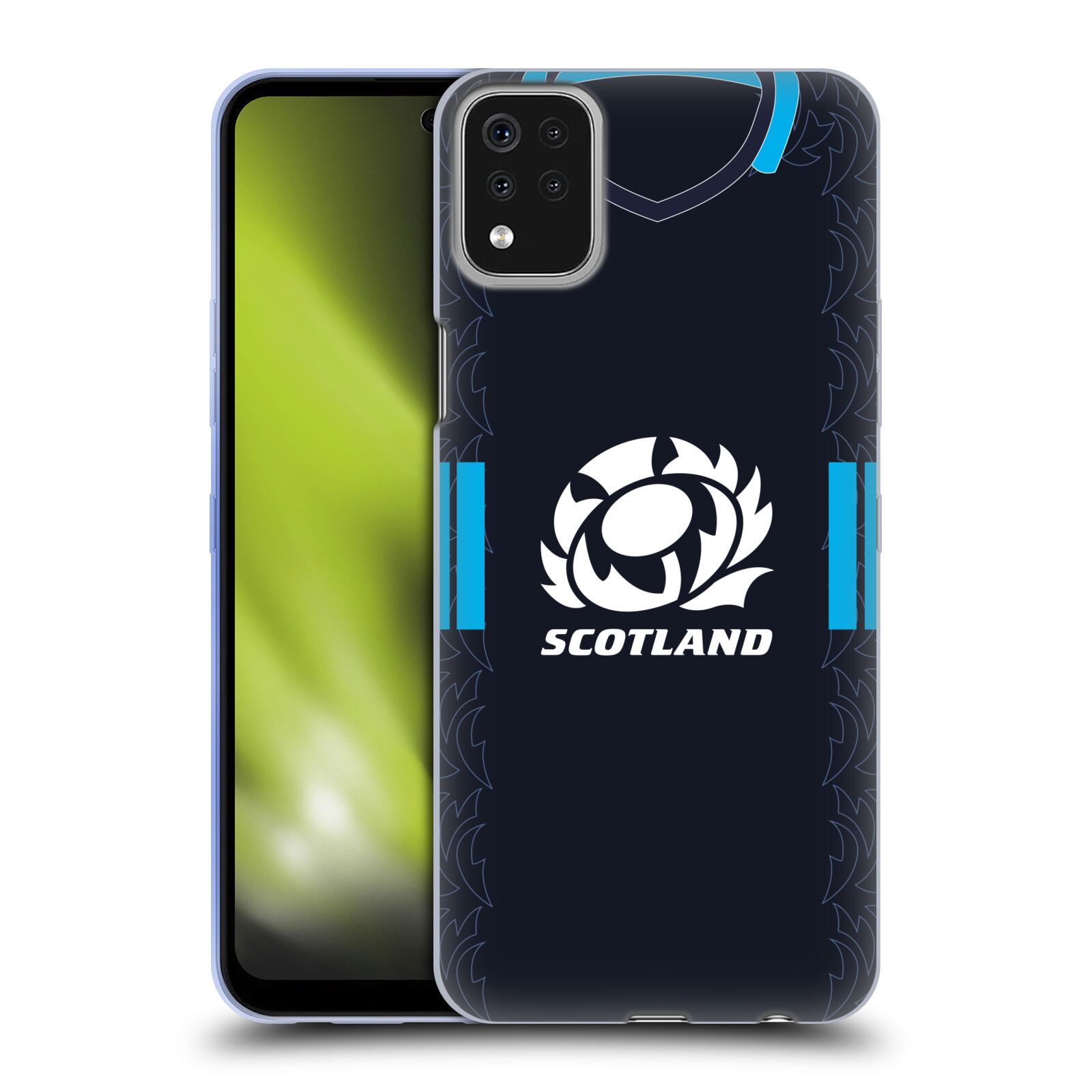 KIT ESCUDO FUNDA GEL OFICIAL SCOTLAND RUGBY 2022/23 PARA TELÉFONOS LG 1 - Imagen 8 de 8