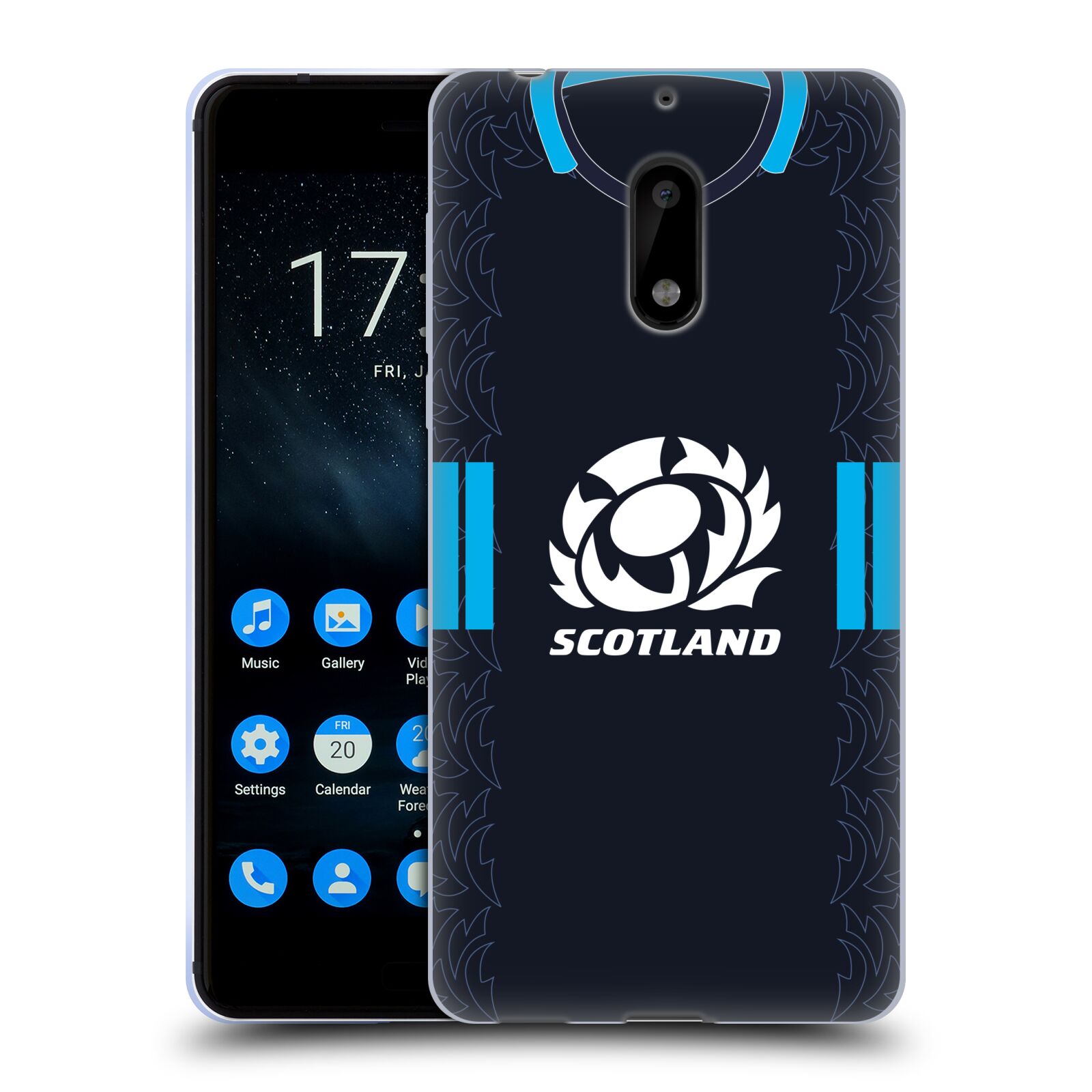 OFFICIAL SCOTLAND RUGBY 2022/23 CREST KIT GEL CASE FOR NOKIA PHONES 1 - 第 9/9 張圖片