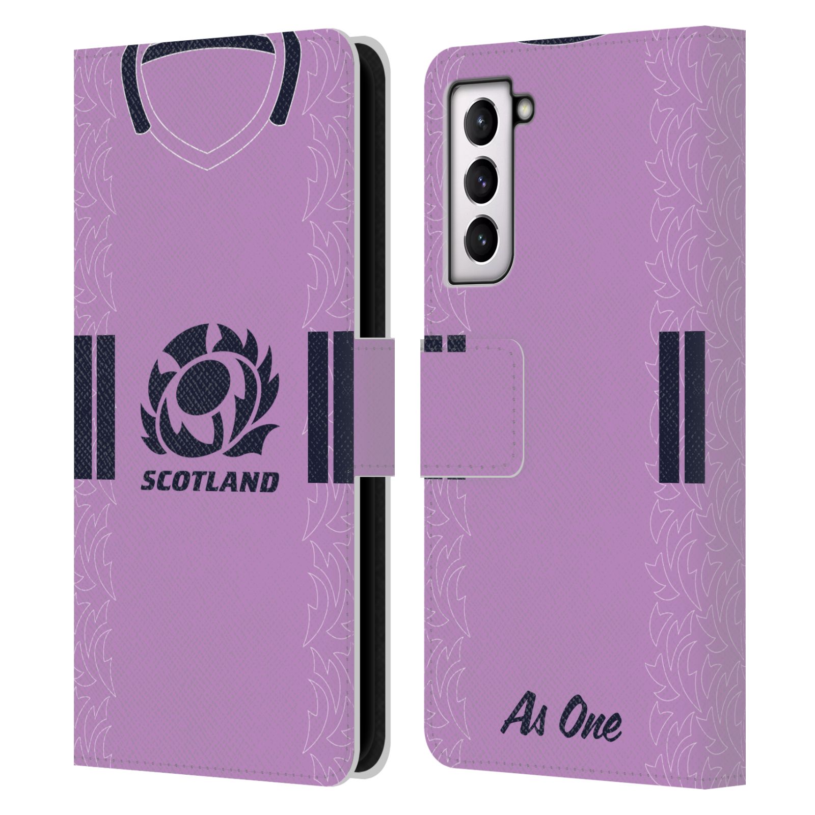 OFFICIAL SCOTLAND RUGBY 2022/23 CREST KIT LEATHER BOOK CASE FOR SAMSUNG PHONES 4 - 第 7/8 張圖片