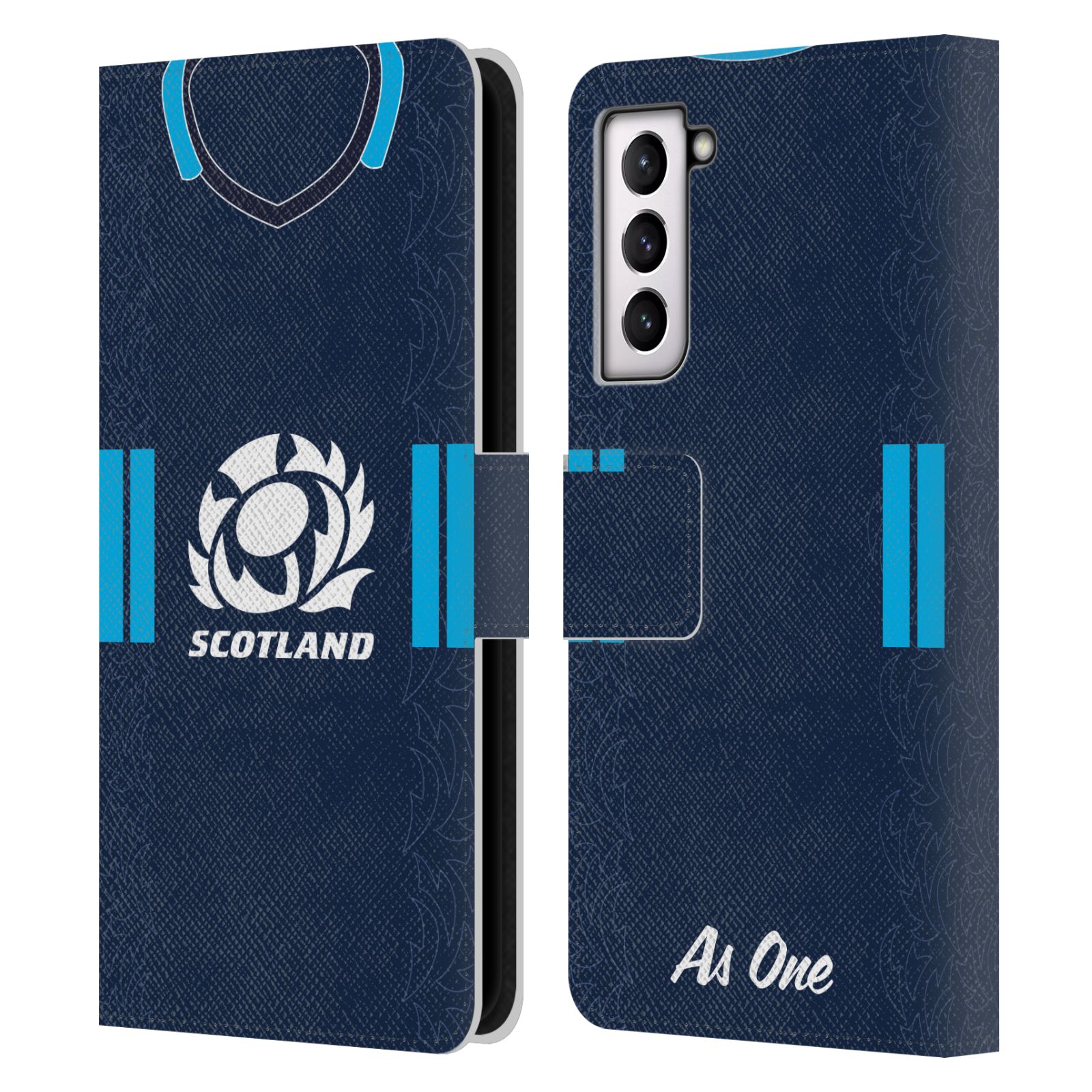 OFFICIAL SCOTLAND RUGBY 2022/23 CREST KIT LEATHER BOOK CASE FOR SAMSUNG PHONES 4 - 第 8/8 張圖片