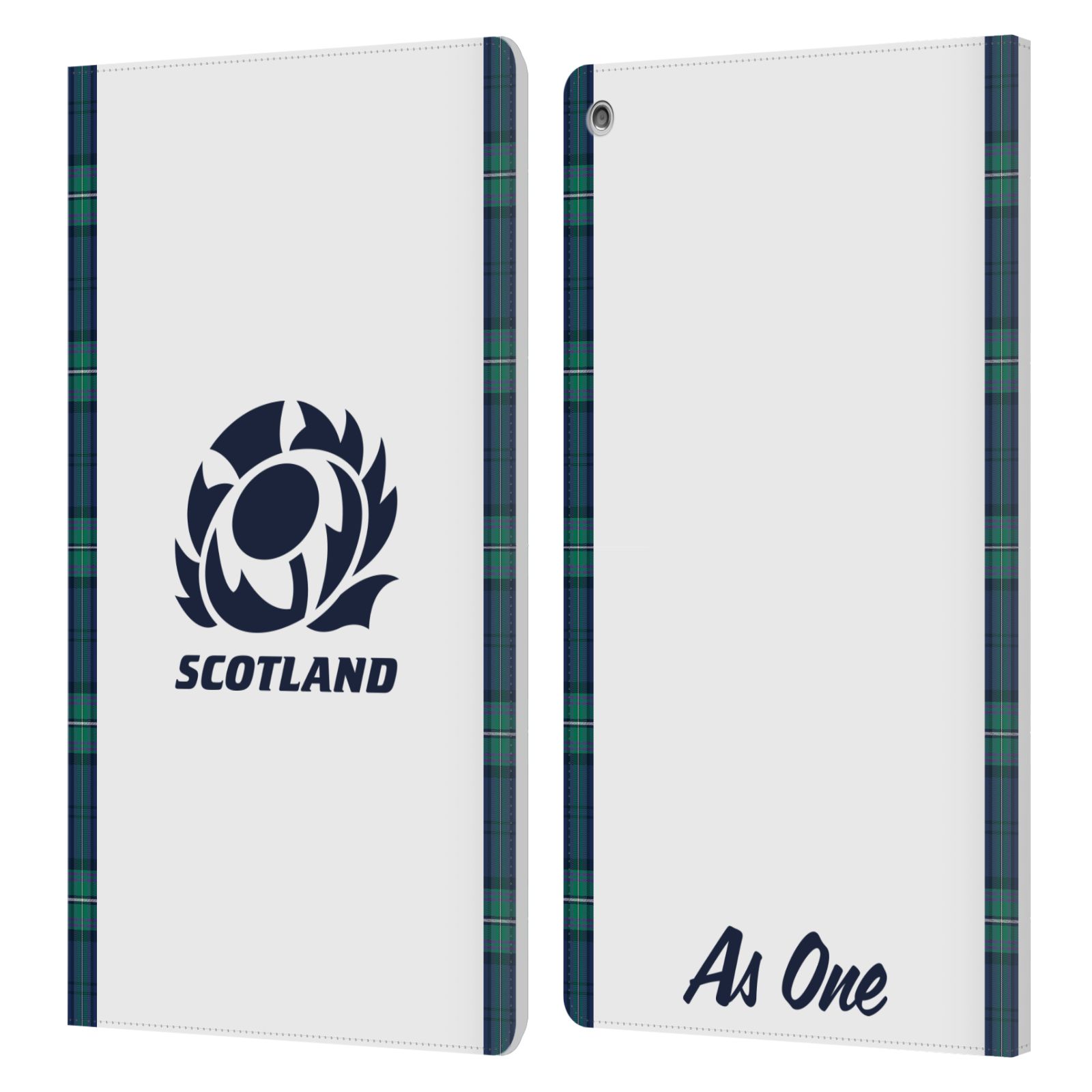 OFFICIAL SCOTLAND RUGBY 2023/24 CREST KIT LEATHER BOOK CASE FOR AMAZON FIRE - Picture 7 of 10
