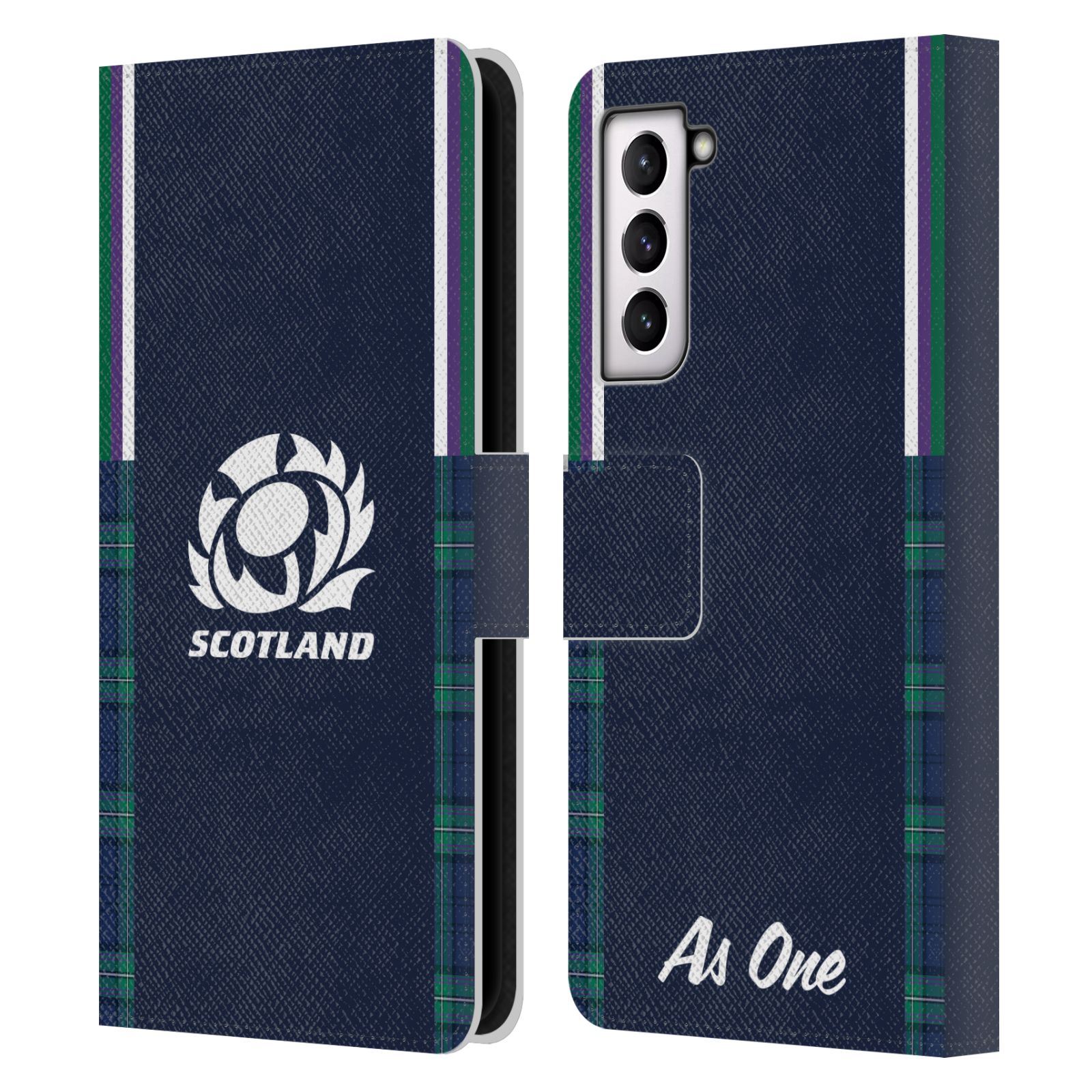 OFFICIAL SCOTLAND RUGBY 2023/24 CREST KIT LEATHER BOOK CASE FOR SAMSUNG PHONES 4 - 第 8/10 張圖片