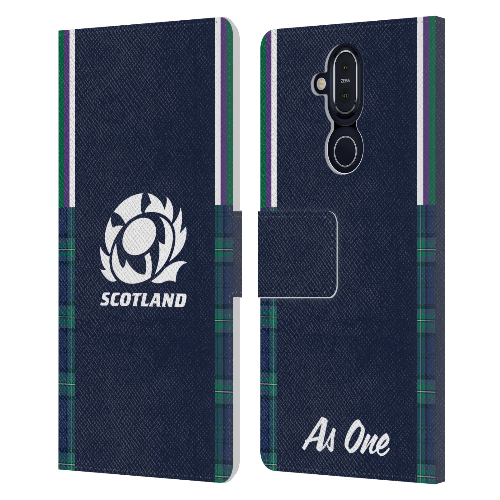 OFFICIAL SCOTLAND RUGBY 2023/24 CREST KIT LEATHER BOOK CASE FOR NOKIA PHONES - 第 8/10 張圖片