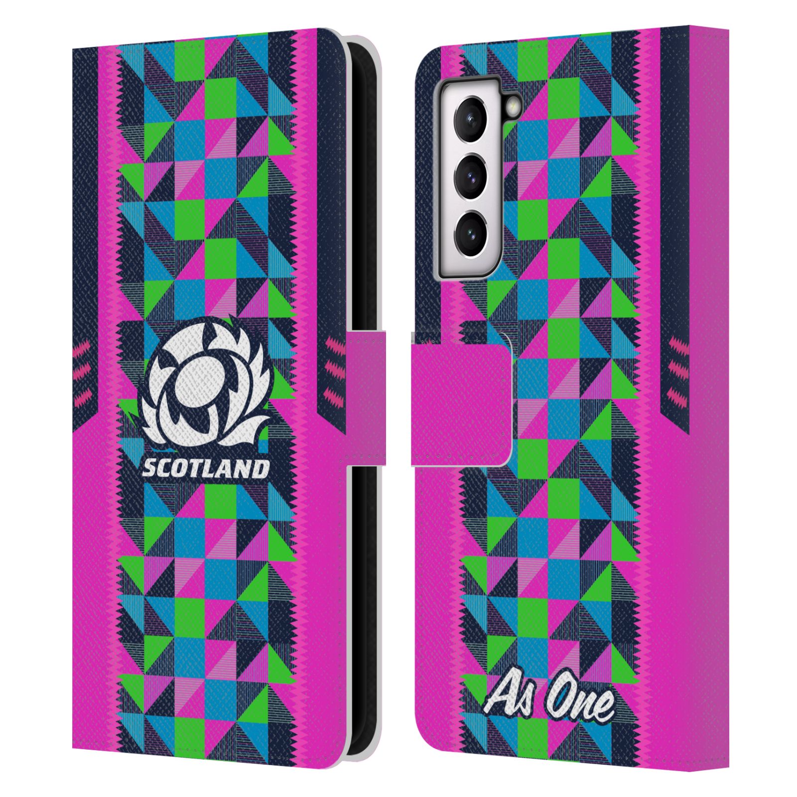 OFFICIAL SCOTLAND RUGBY 2023/24 CREST KIT LEATHER BOOK CASE FOR SAMSUNG PHONES 4 - 第 9/10 張圖片