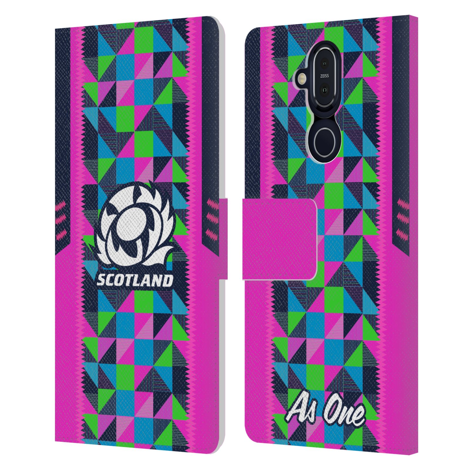 OFFICIAL SCOTLAND RUGBY 2023/24 CREST KIT LEATHER BOOK CASE FOR NOKIA PHONES - 第 9/10 張圖片