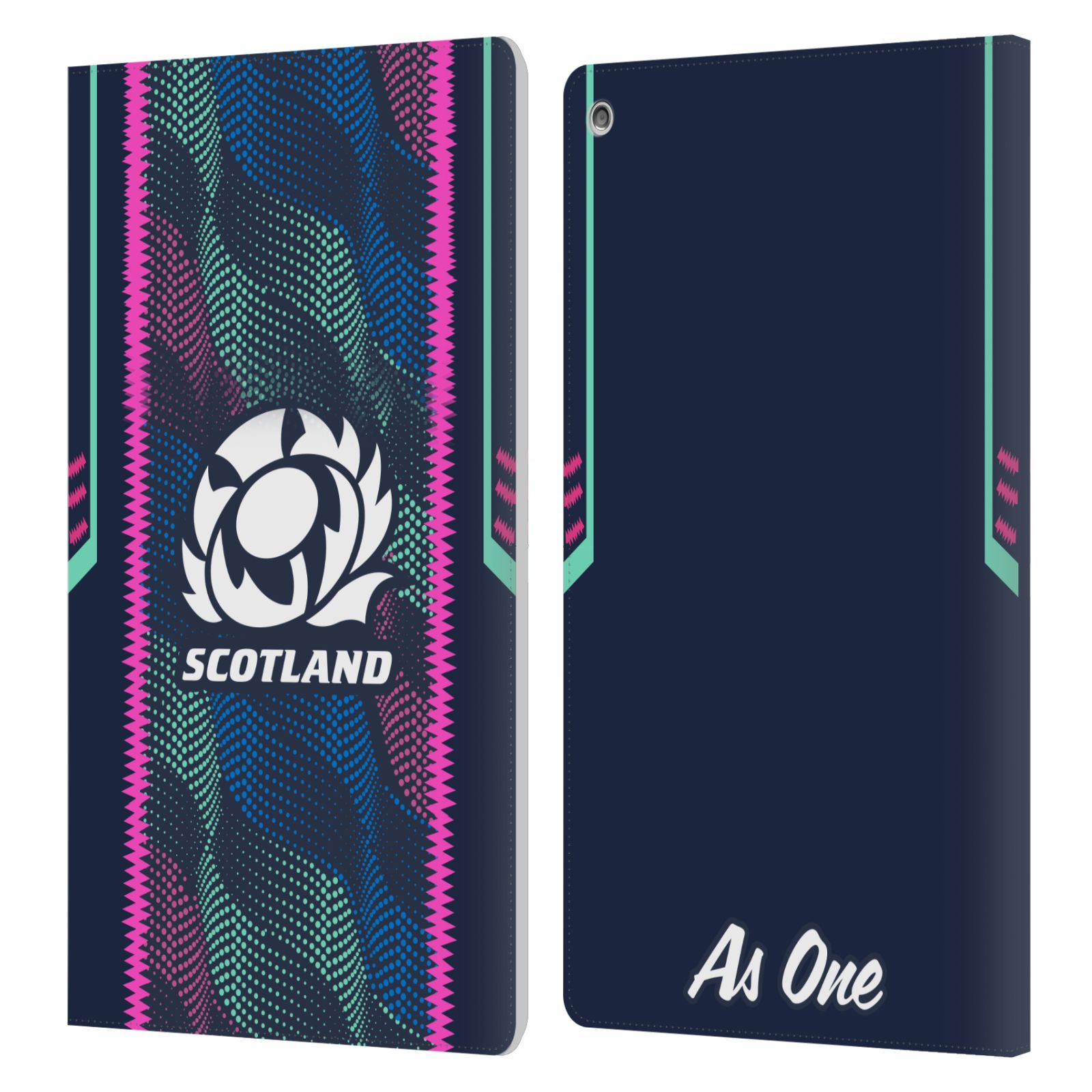OFFICIAL SCOTLAND RUGBY 2023/24 CREST KIT LEATHER BOOK CASE FOR AMAZON FIRE - Picture 10 of 10