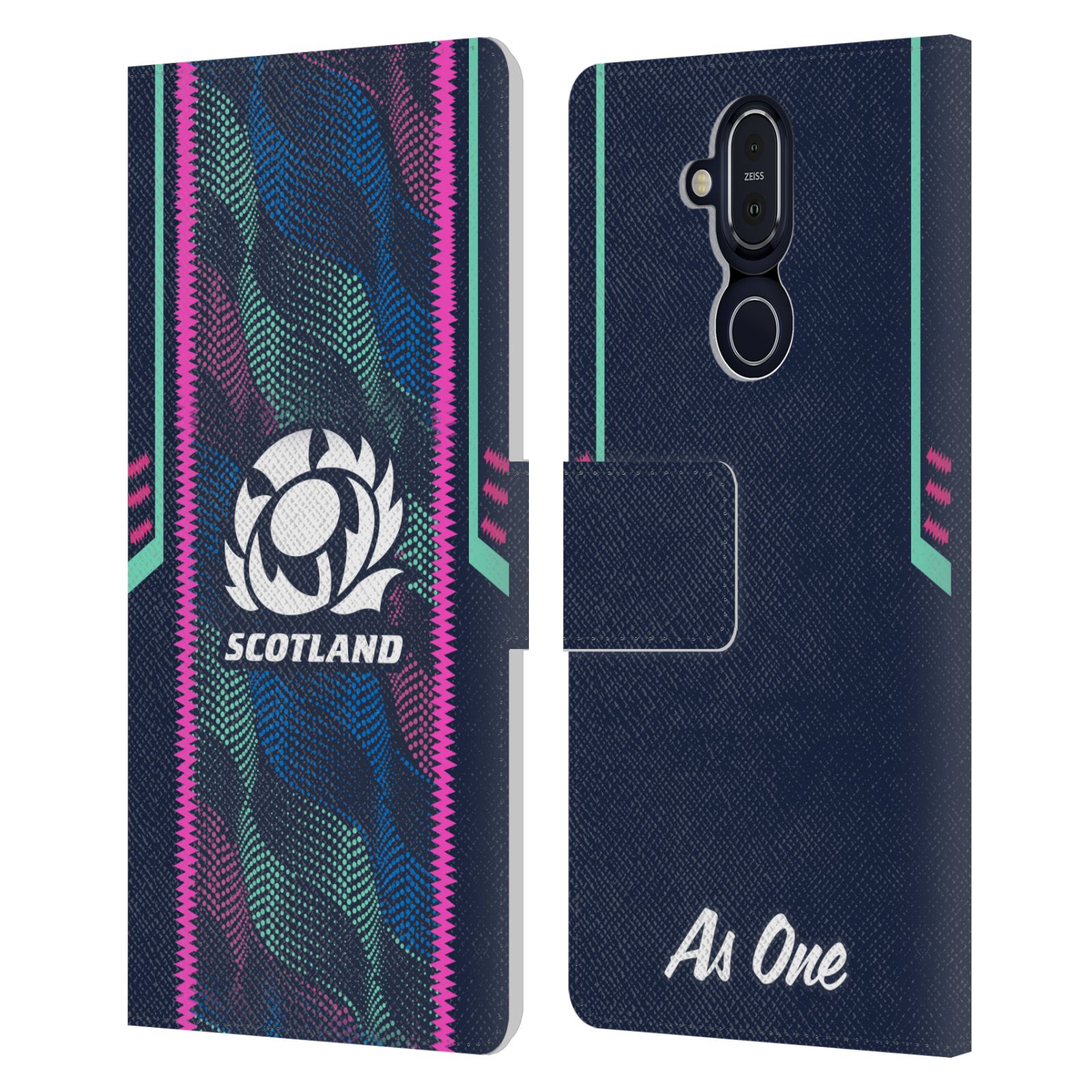 OFFICIAL SCOTLAND RUGBY 2023/24 CREST KIT LEATHER BOOK CASE FOR NOKIA PHONES - 第 10/10 張圖片
