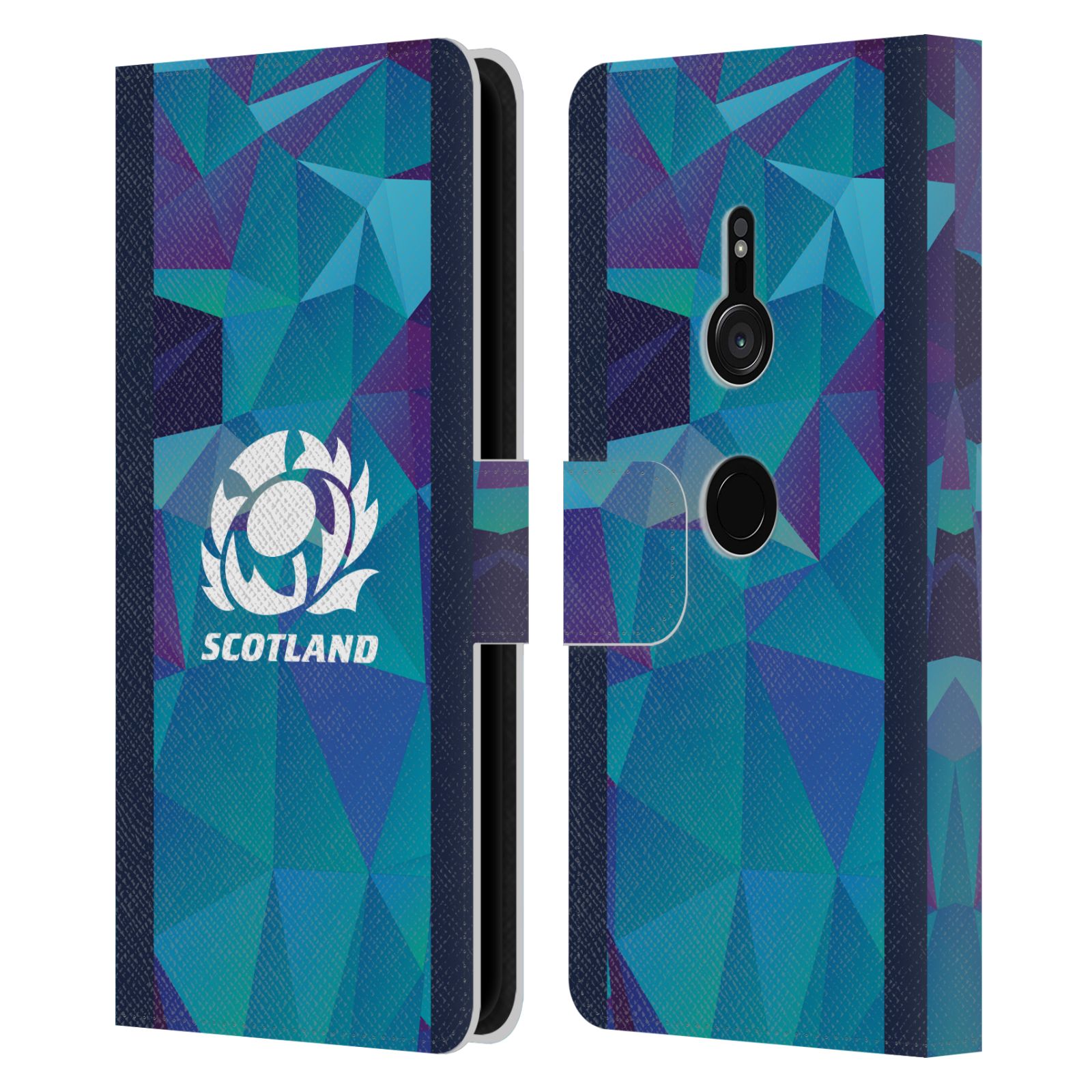 OFFICIAL SCOTLAND RUGBY 2024/25 CREST KIT LEATHER BOOK CASE FOR SONY PHONES 1 - 第 9/9 張圖片