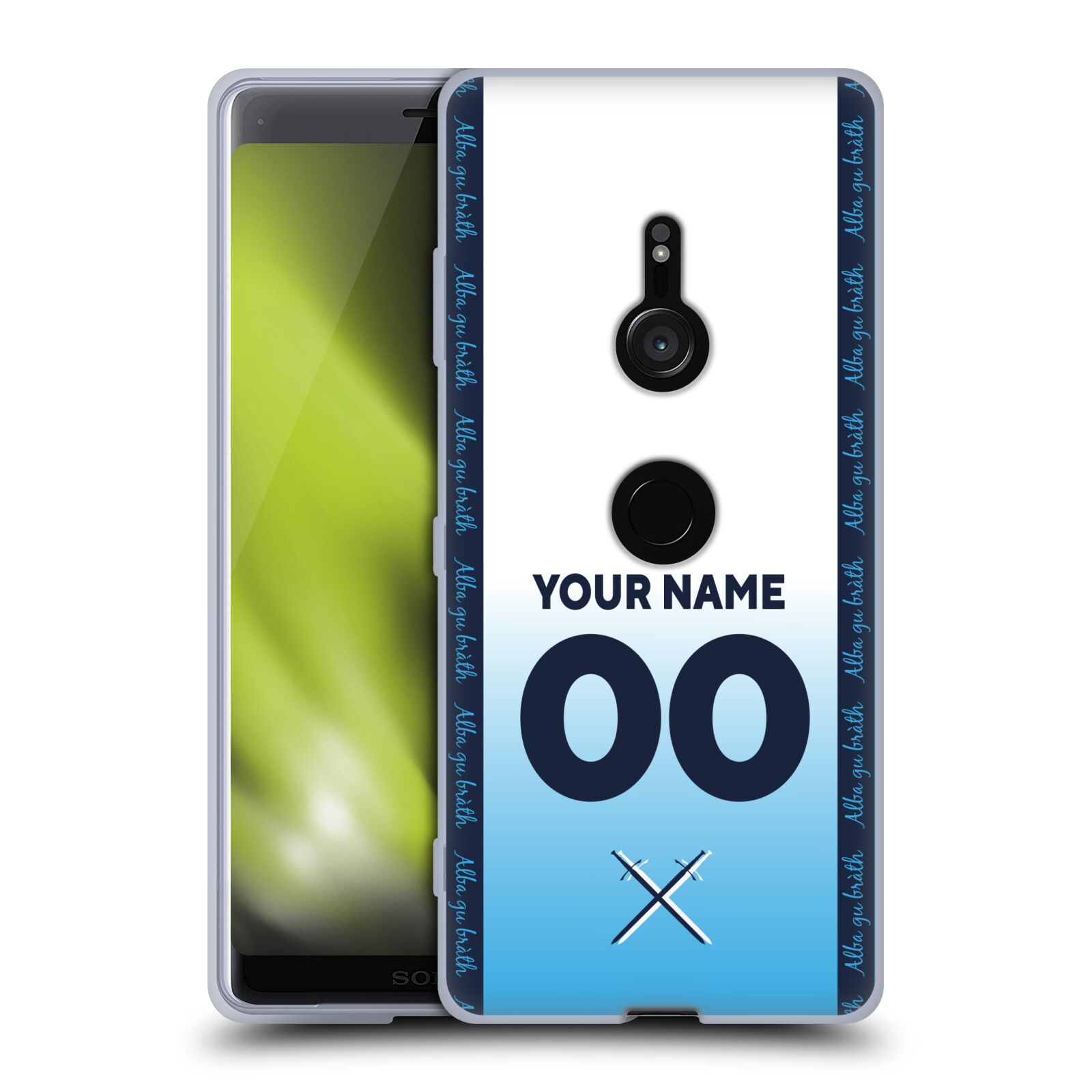 CUSTOM PERSONALISED SCOTLAND RUGBY 2024/25 KIT SOFT GEL CASE FOR SONY PHONES 1 - 第 8/9 張圖片