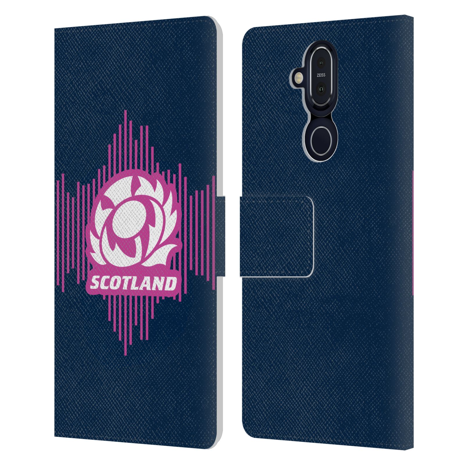 KIT ESCUDO OFICIAL ESCOCIA RUGBY 2025/26 FUNDA LIBRO CUERO PARA TELÉFONOS NOKIA - Imagen 8 de 9