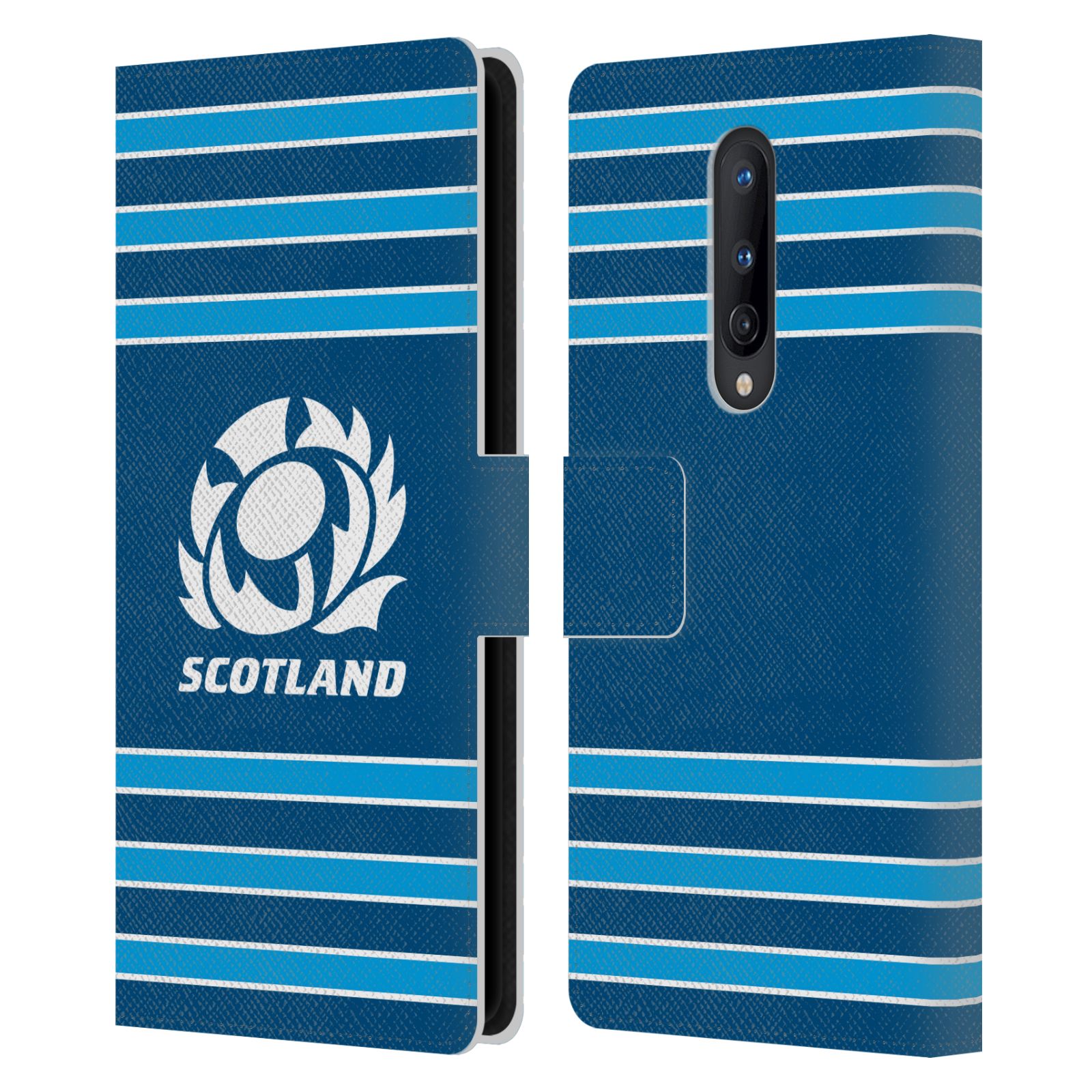 OFFICIAL SCOTLAND RUGBY LOGO 2 LEATHER BOOK WALLET CASE COVER FOR ONEPLUS PHONES - Picture 11 of 12