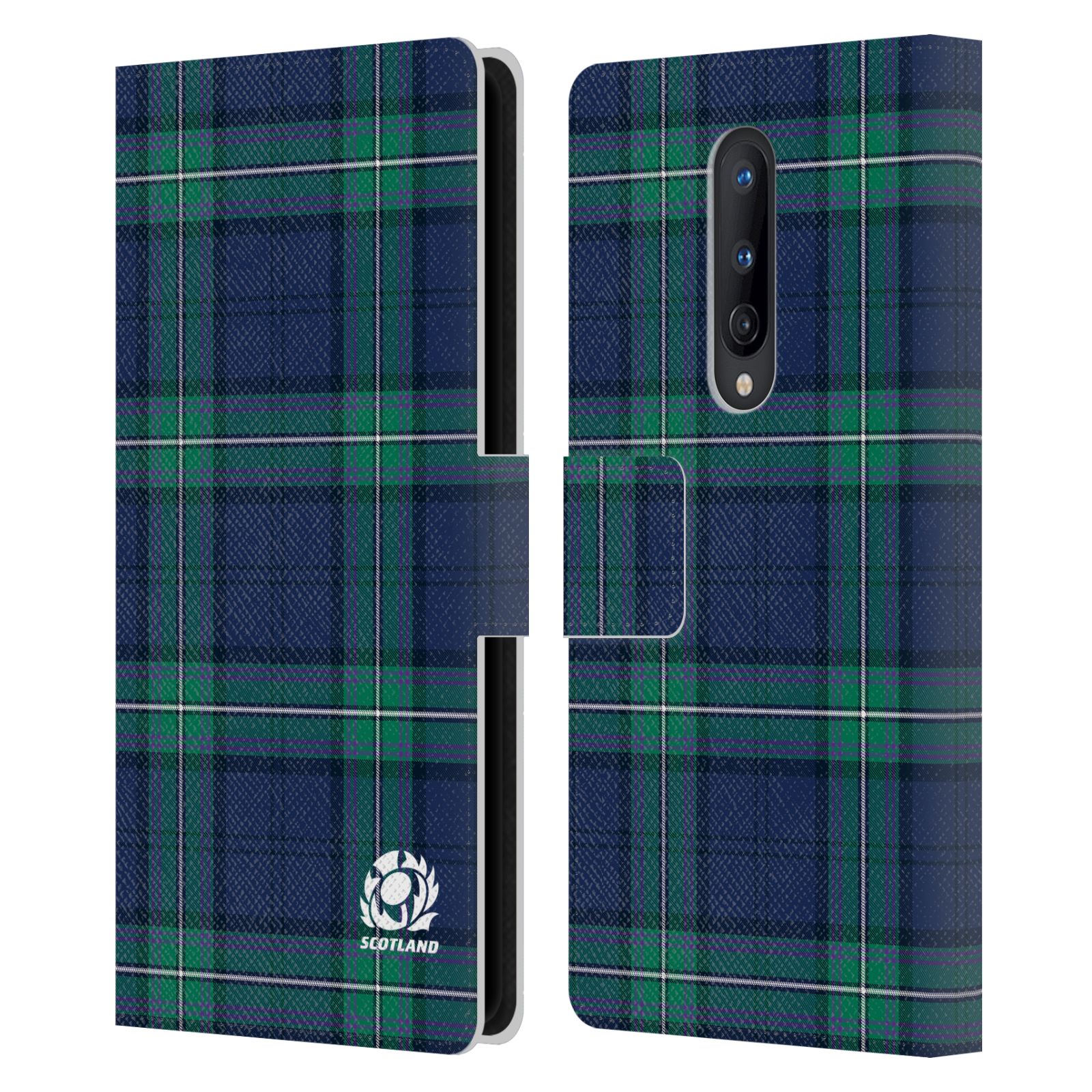OFFICIAL SCOTLAND RUGBY LOGO 2 LEATHER BOOK WALLET CASE COVER FOR ONEPLUS PHONES - Picture 12 of 12