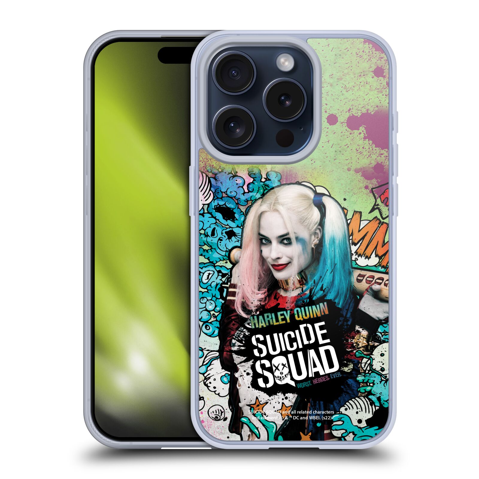 OFFICIAL SUICIDE SQUAD 2016 GRAPHICS SOFT GEL CASE FOR APPLE iPHONE PHONES