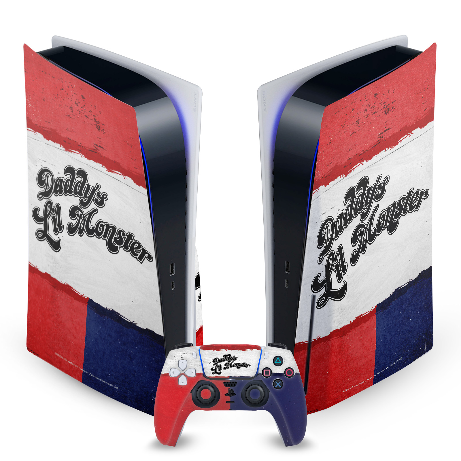 OFFICIAL SUICIDE SQUAD 2016 GRAPHICS VINYL SKIN FOR SONY PS5 DISC EDITION BUNDLE