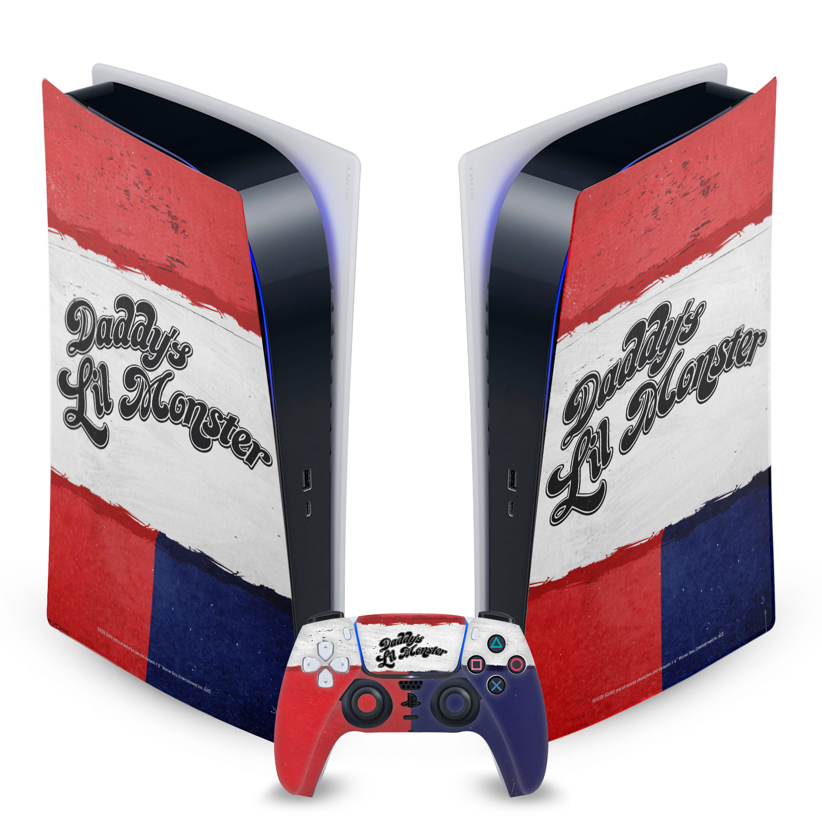 SUICIDE SQUAD 2016 GRAPHICS VINYL SKIN DECAL FOR SONY PS5 DIGITAL EDITION BUNDLE