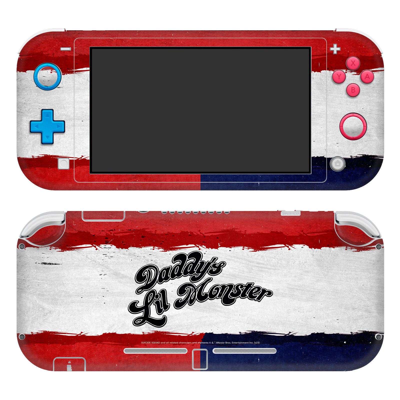 OFFICIAL SUICIDE SQUAD 2016 GRAPHICS VINYL SKIN DECAL FOR NINTENDO SWITCH LITE