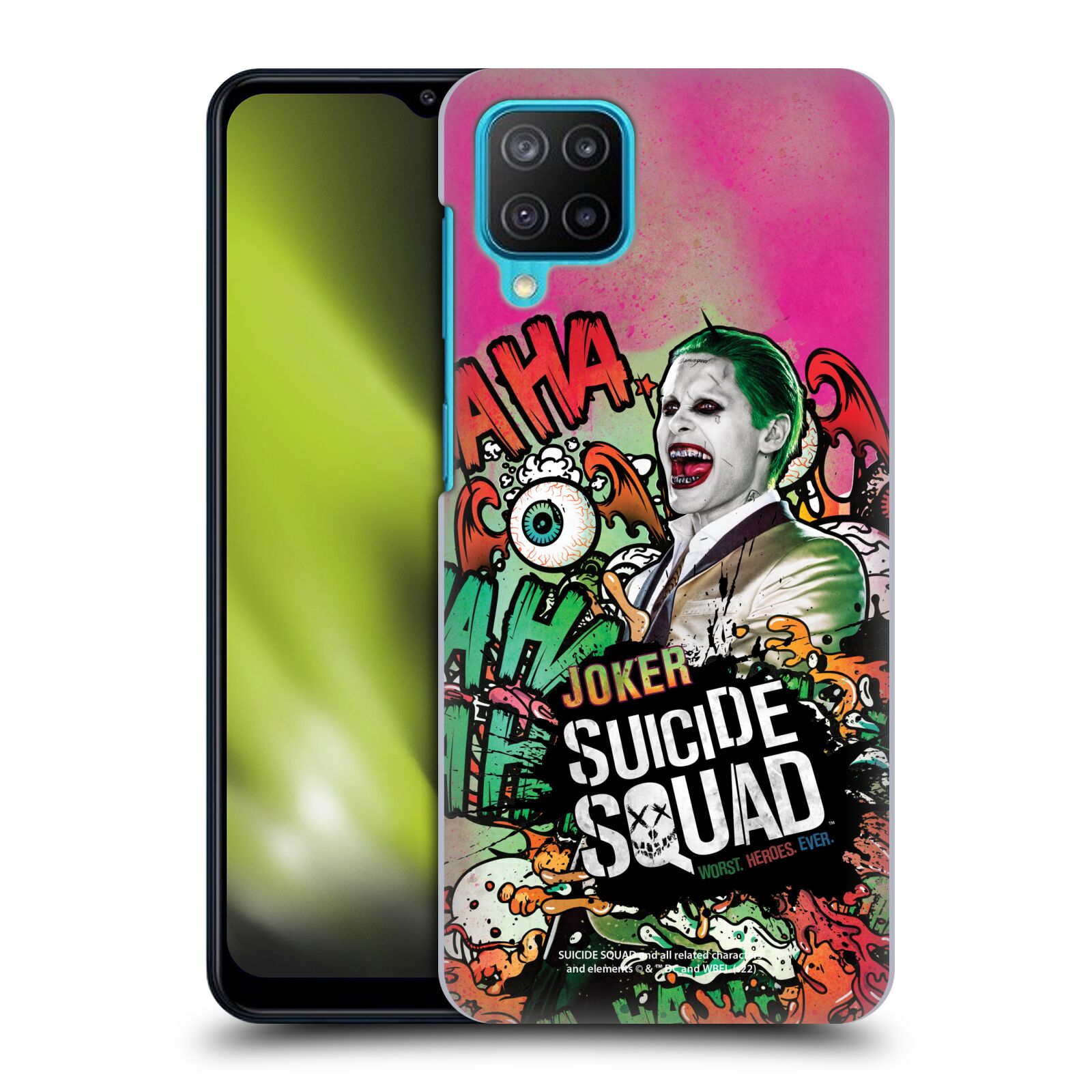 Plastové pouzdro na mobil Samsung Galaxy M12 - Suicide Squad - Joker (Plastový kryt, pouzdro, obal na mobilní telefon Samsung Galaxy M12 (SM-M127F) s licencovaným motivem Suicide Squad - Joker)