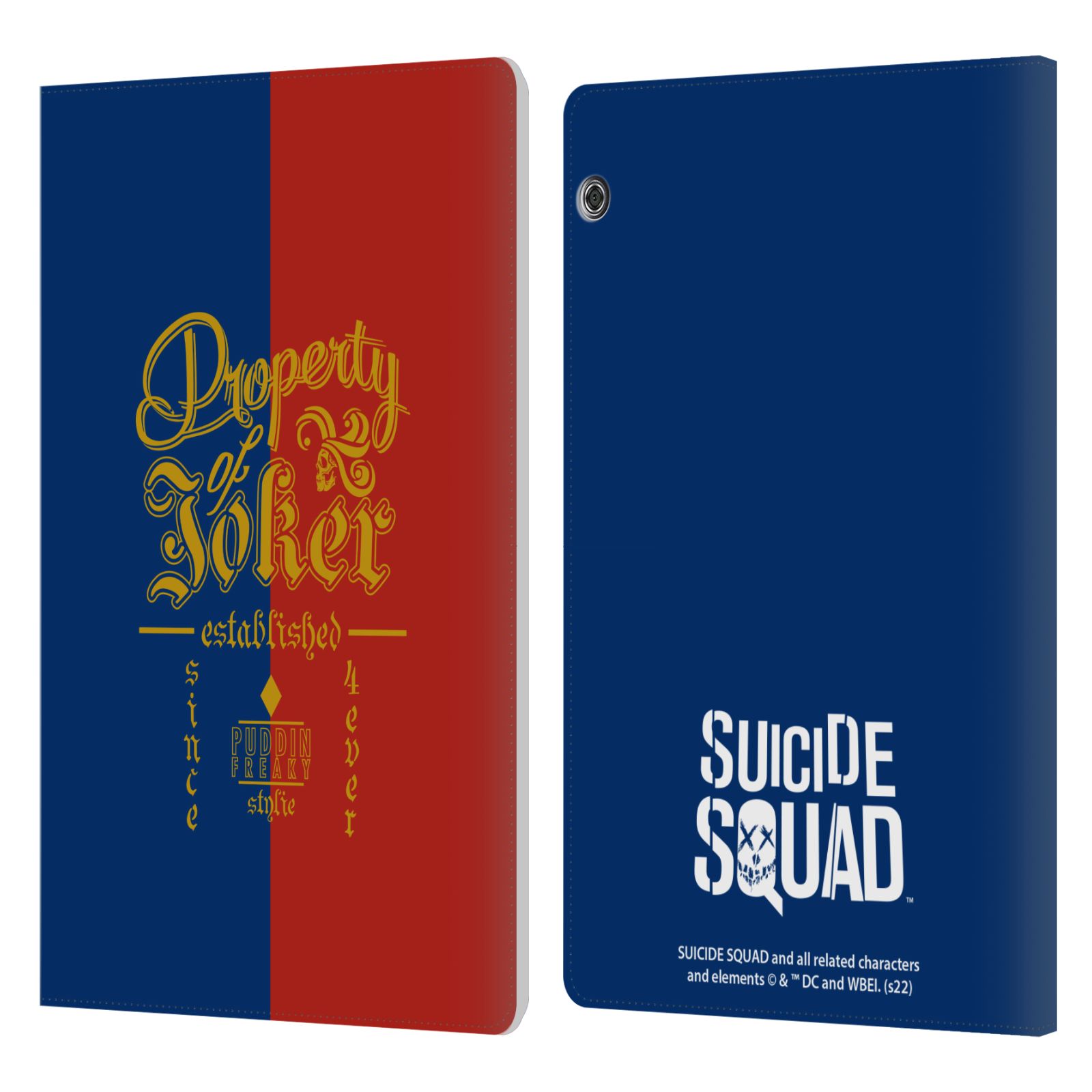 OFFICIAL SUICIDE SQUAD 2016 GRAPHICS LEATHER BOOK CASE FOR HUAWEI XIAOMI TABLET - Picture 7 of 7