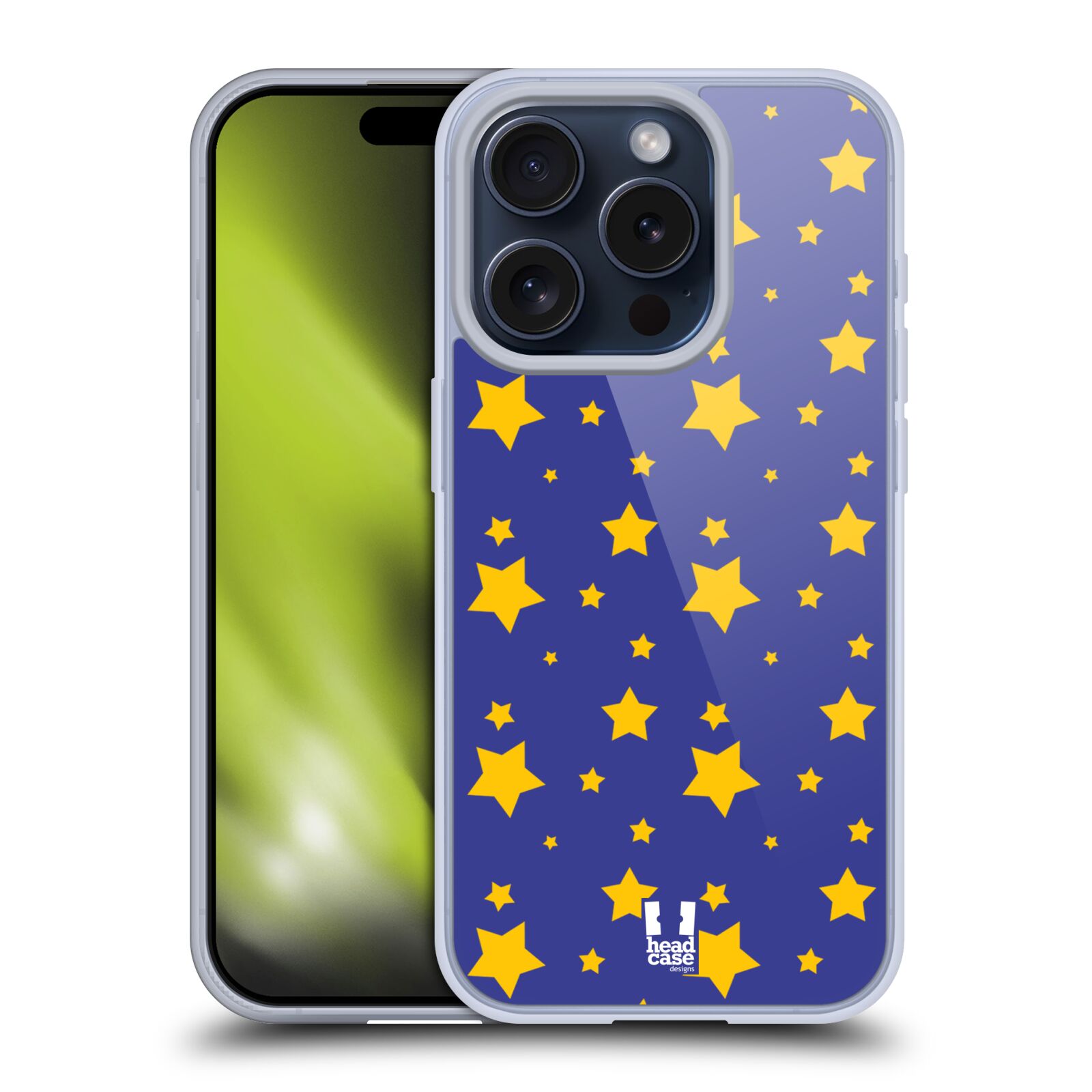HEAD CASE DESIGNS STARS PATTERNS GEL CASE COMPATIBLE WITH APPLE iPHONE/MAGSAFE - Picture 9 of 13