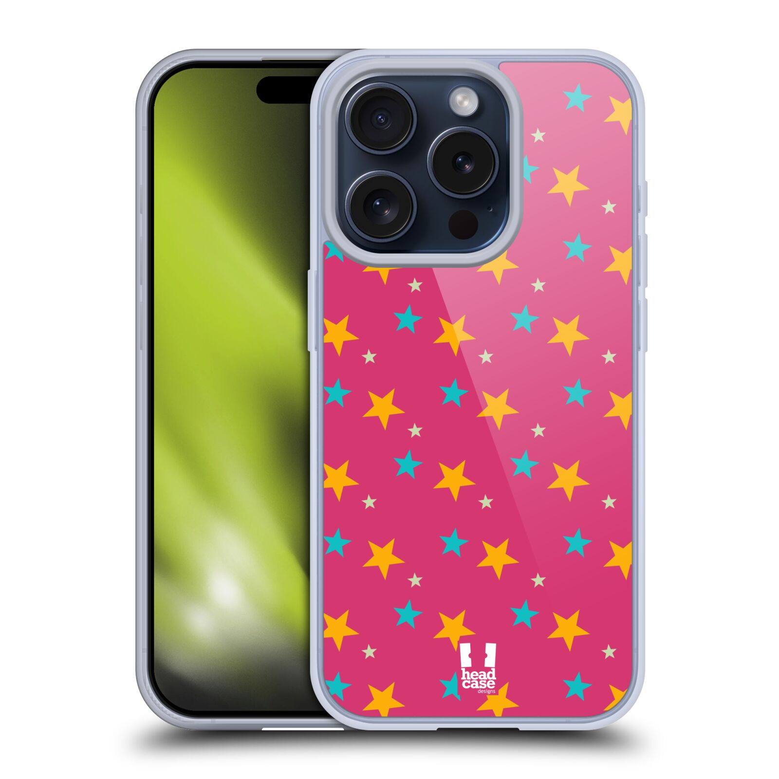 HEAD CASE DESIGNS STARS PATTERNS GEL CASE COMPATIBLE WITH APPLE iPHONE/MAGSAFE - Picture 11 of 13