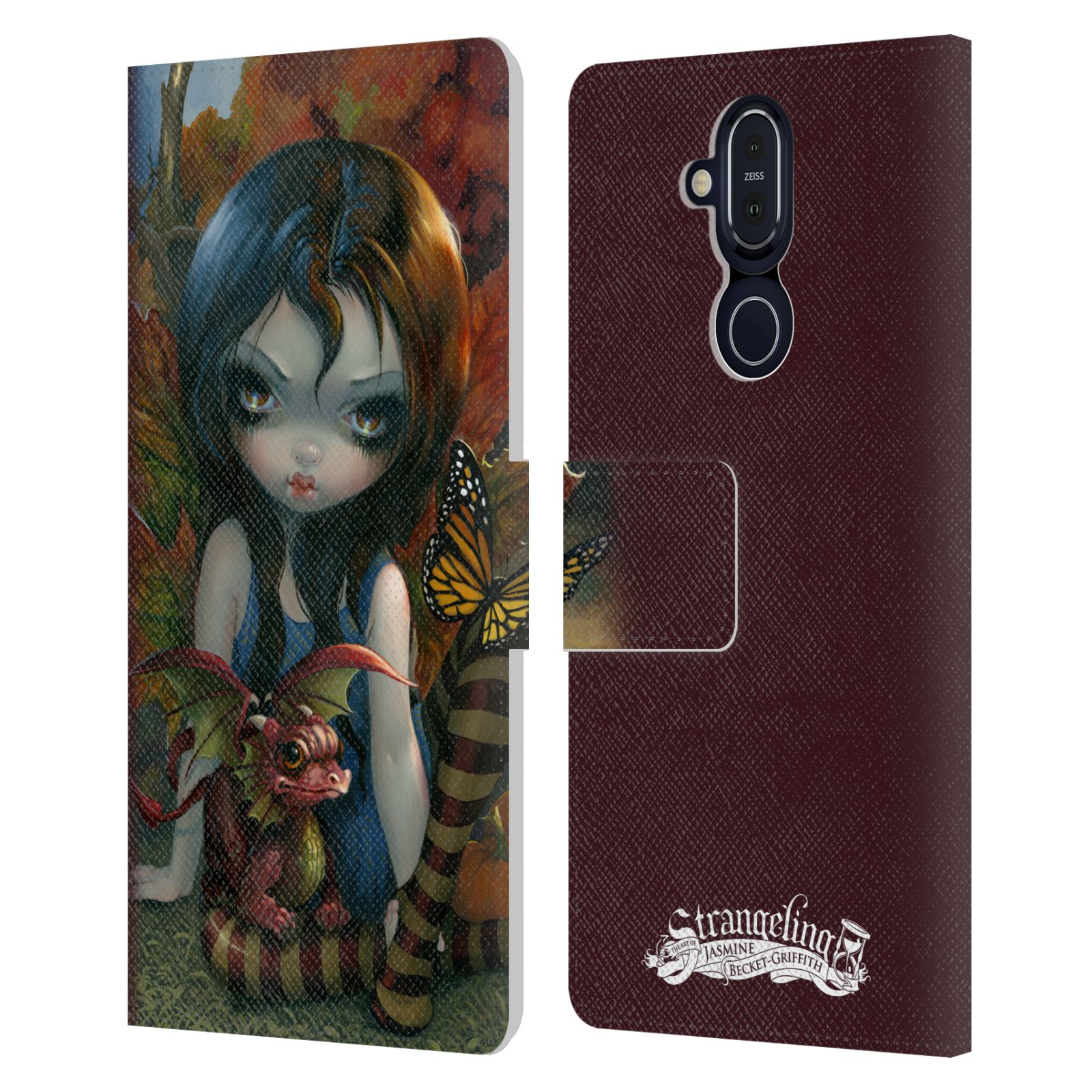 OFFICIAL STRANGELING DRAGON LEATHER BOOK WALLET CASE FOR MICROSOFT NOKIA PHONES - Picture 7 of 15