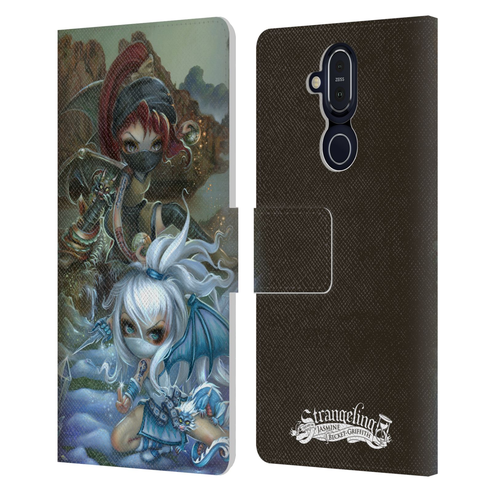 OFFICIAL STRANGELING DRAGON LEATHER BOOK WALLET CASE FOR MICROSOFT NOKIA PHONES - Picture 10 of 15