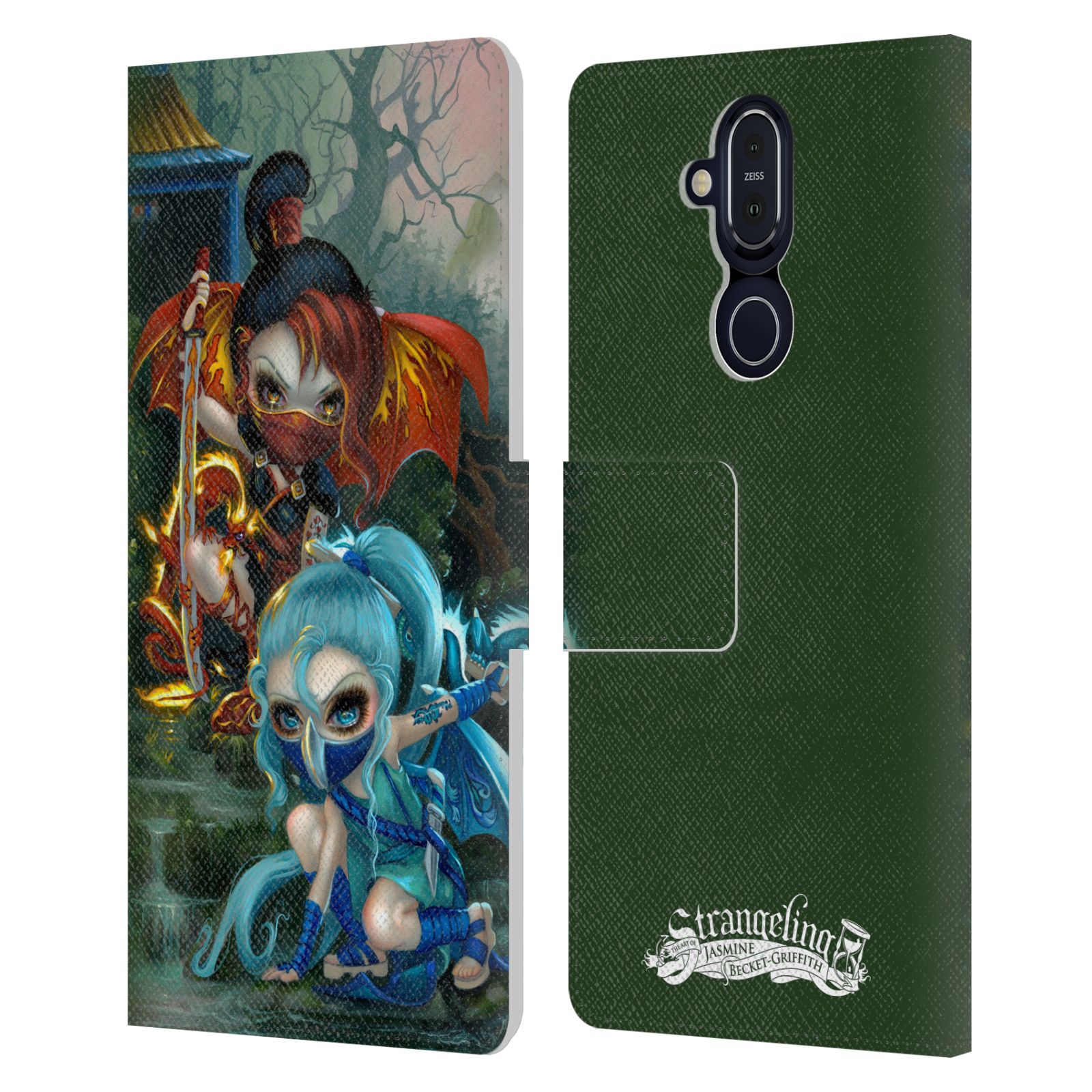 OFFICIAL STRANGELING DRAGON LEATHER BOOK WALLET CASE FOR MICROSOFT NOKIA PHONES - Picture 11 of 15