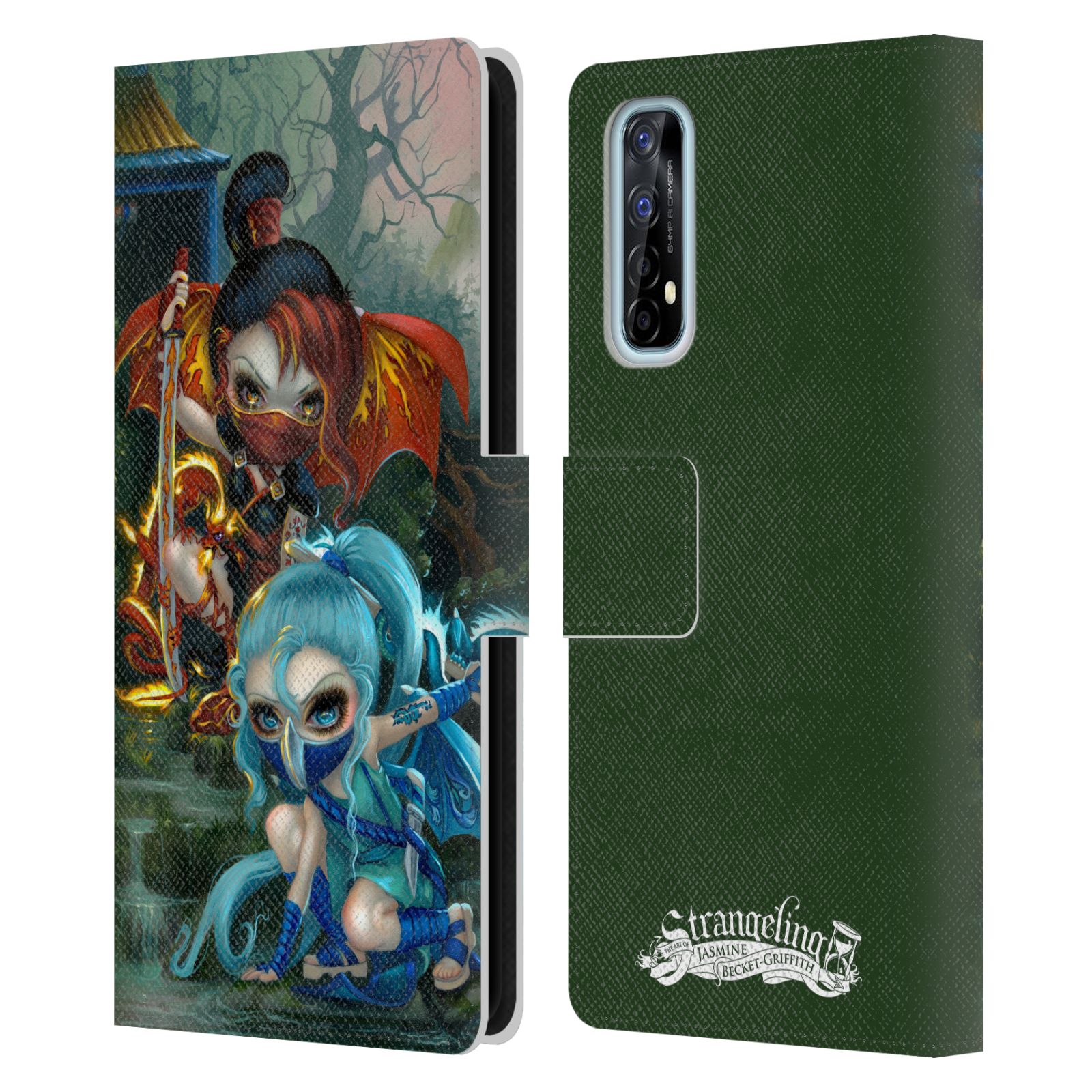 OFFICIAL STRANGELING DRAGON LEATHER BOOK WALLET CASE COVER FOR REALME PHONES - Picture 11 of 15