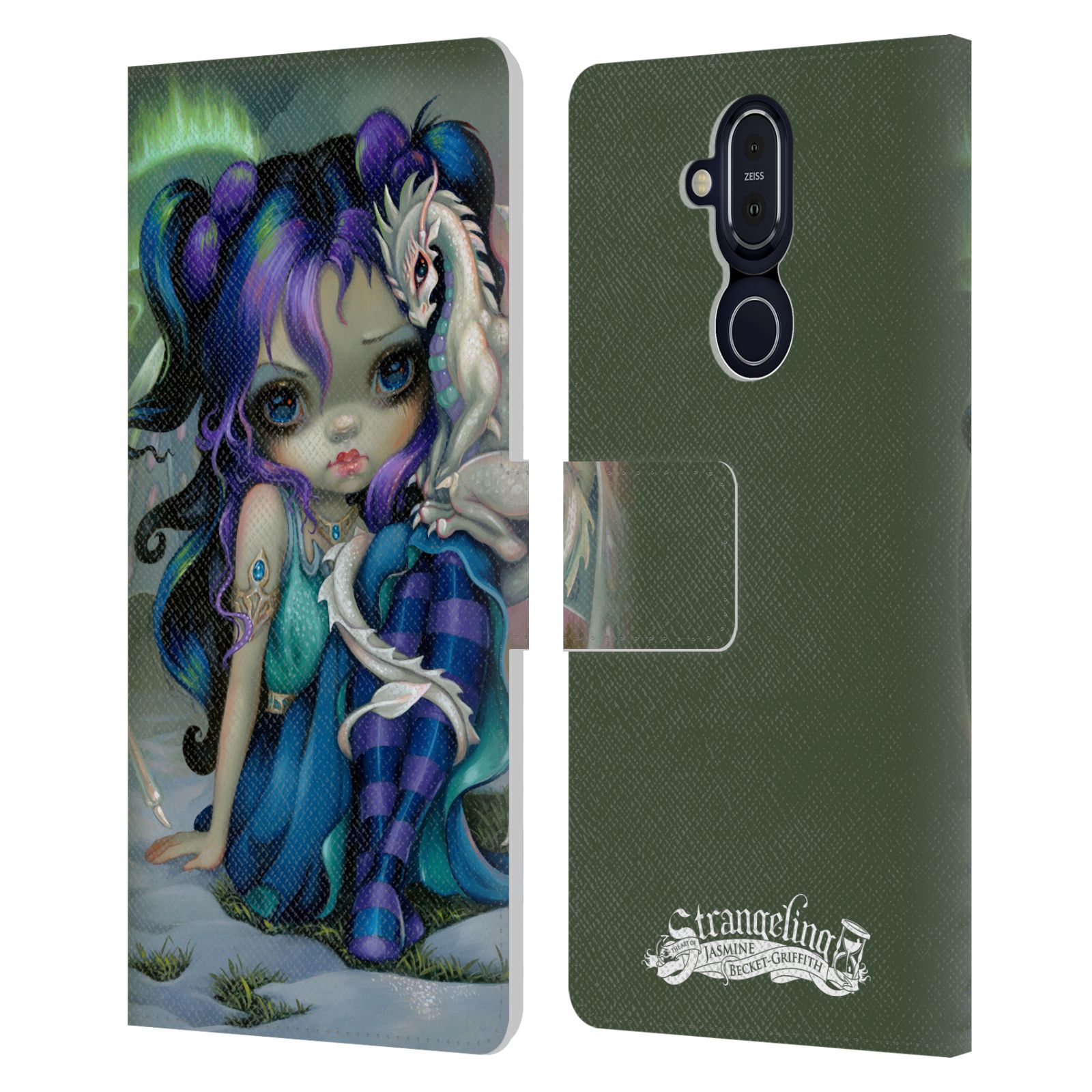 OFFICIAL STRANGELING DRAGON LEATHER BOOK WALLET CASE FOR MICROSOFT NOKIA PHONES - Picture 12 of 15