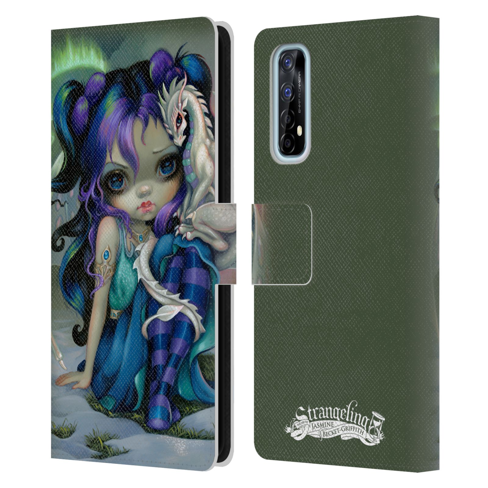 OFFICIAL STRANGELING DRAGON LEATHER BOOK WALLET CASE COVER FOR REALME PHONES - Picture 12 of 15