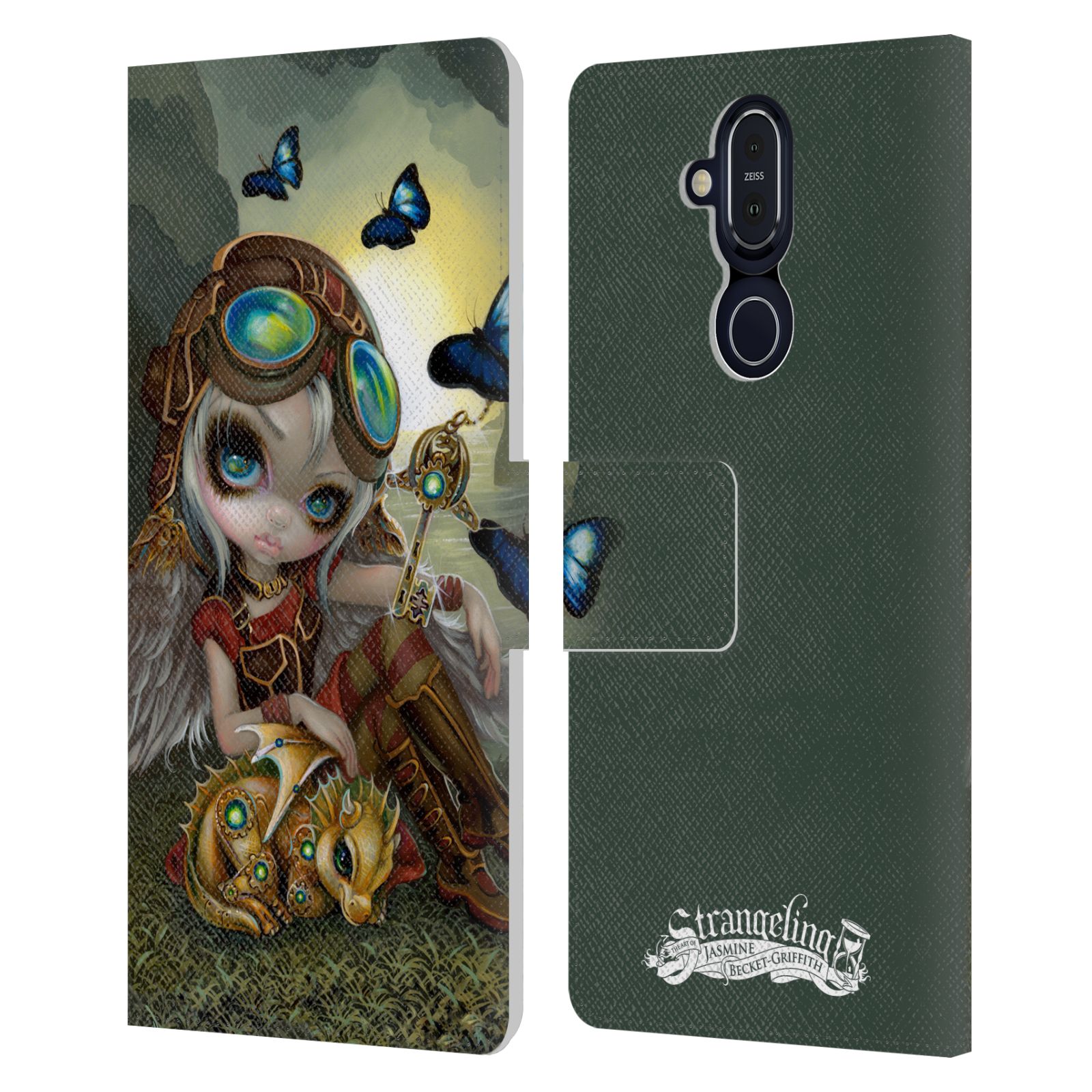 OFFICIAL STRANGELING DRAGON LEATHER BOOK WALLET CASE FOR MICROSOFT NOKIA PHONES - Picture 14 of 15