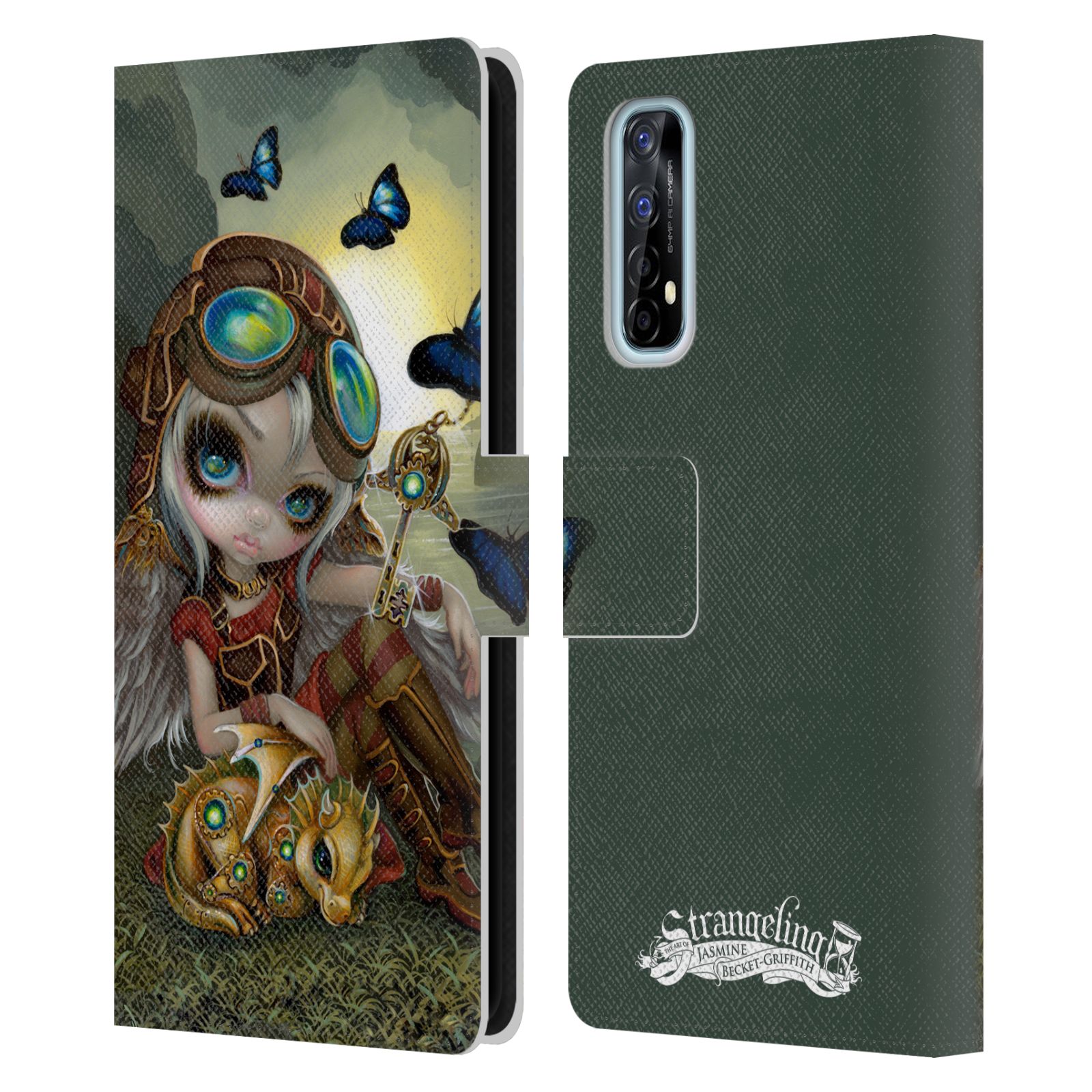 OFFICIAL STRANGELING DRAGON LEATHER BOOK WALLET CASE COVER FOR REALME PHONES - Picture 14 of 15