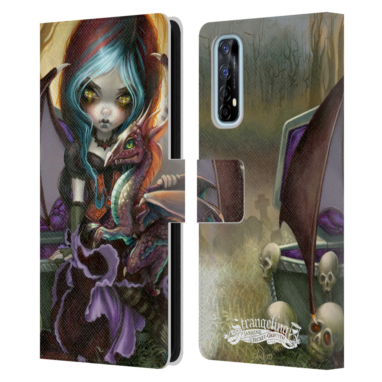 OFFICIAL STRANGELING DRAGON LEATHER BOOK WALLET CASE COVER FOR REALME PHONES - Picture 15 of 15