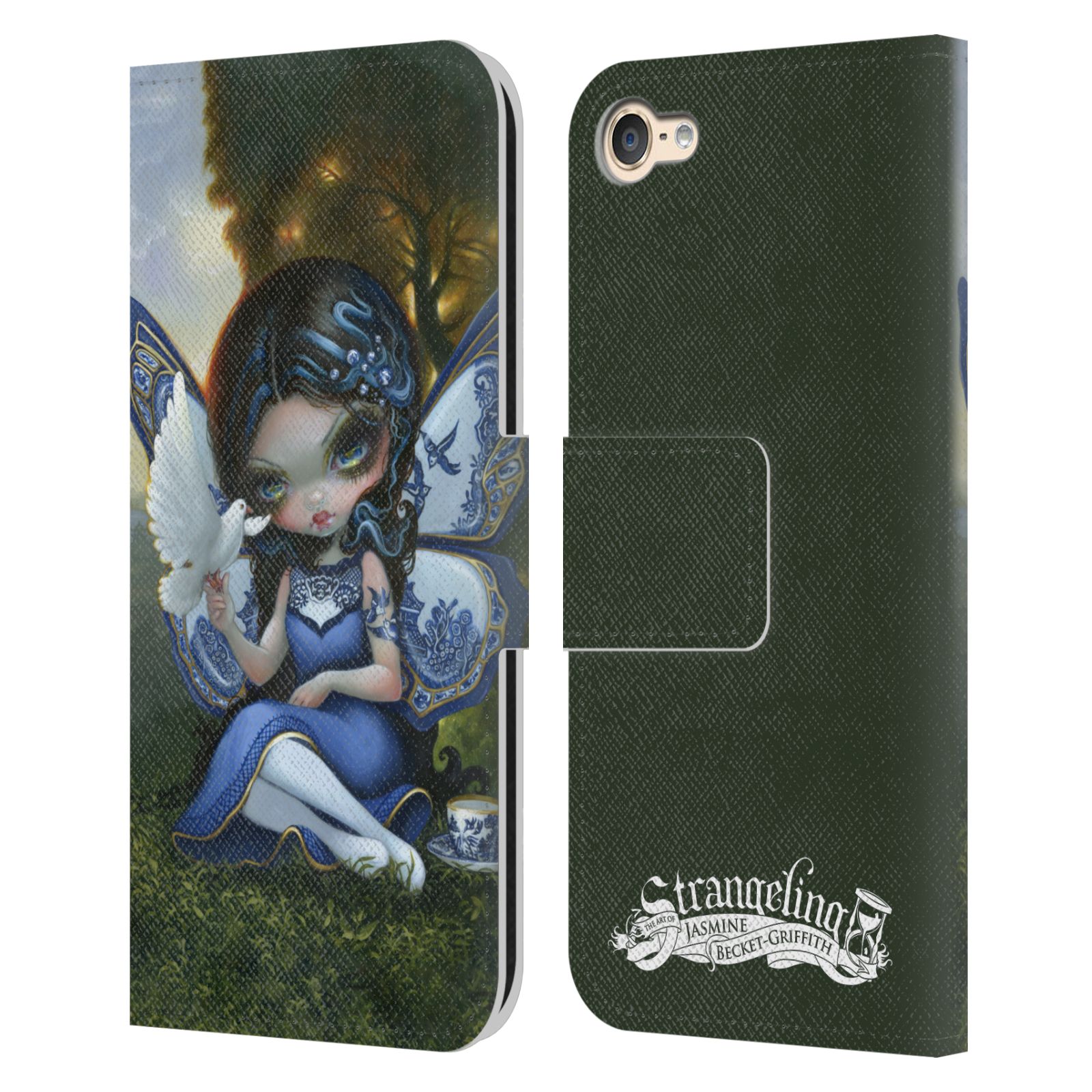 OFFICIAL STRANGELING FAIRY ART LEATHER BOOK WALLET CASE FOR APPLE iPOD TOUCH MP3 - Picture 8 of 15