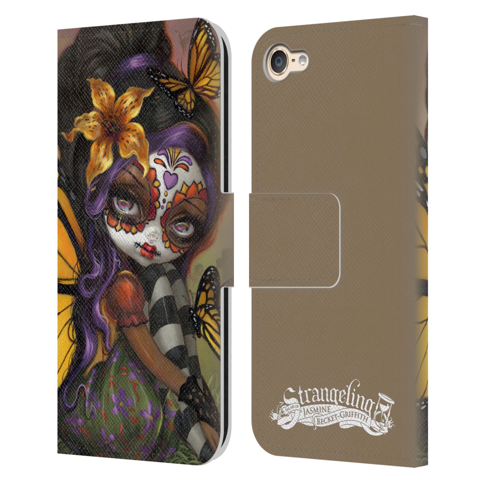 OFFICIAL STRANGELING FAIRY ART LEATHER BOOK WALLET CASE FOR APPLE iPOD TOUCH MP3 - Picture 9 of 15