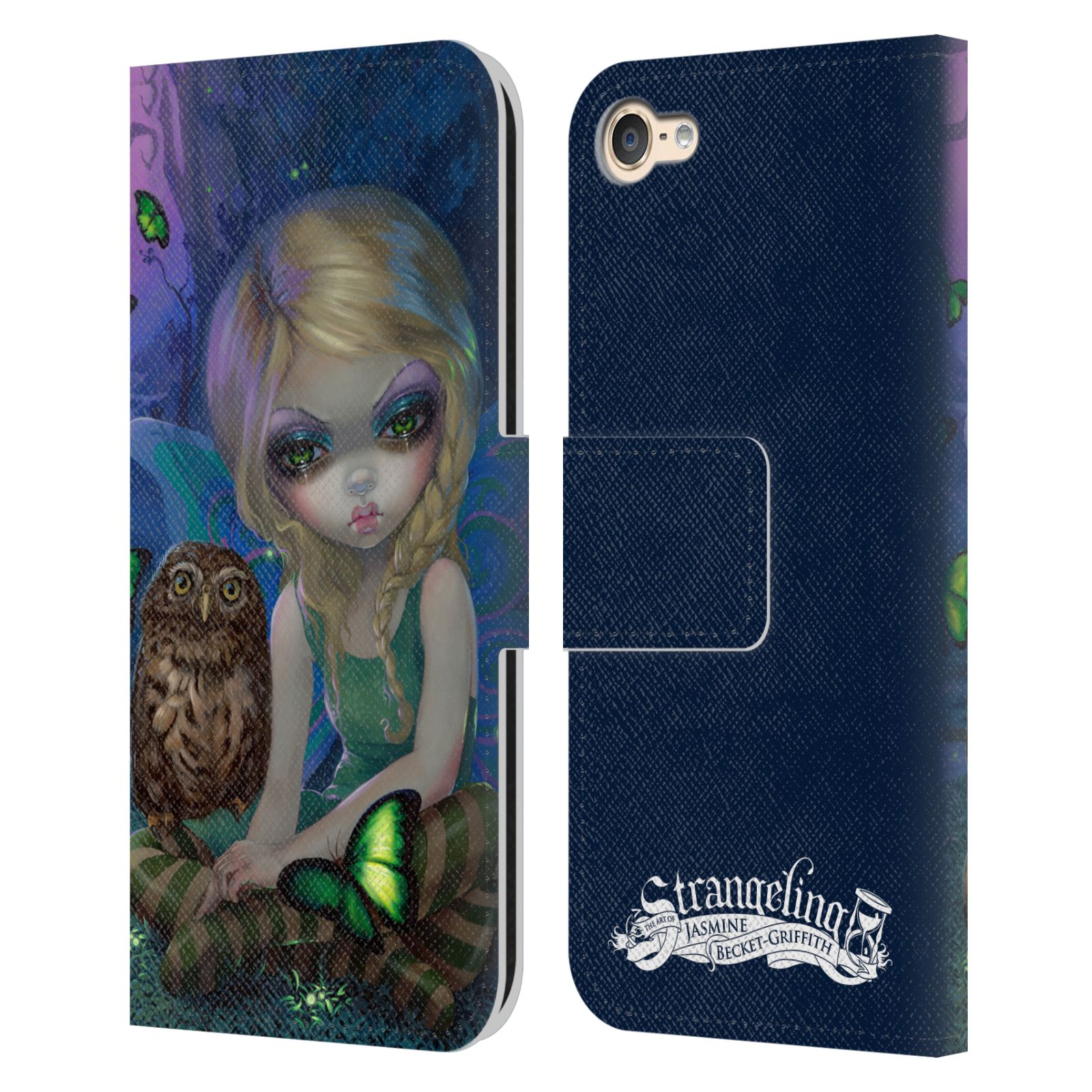 OFFICIAL STRANGELING FAIRY ART LEATHER BOOK WALLET CASE FOR APPLE iPOD TOUCH MP3 - Picture 14 of 15