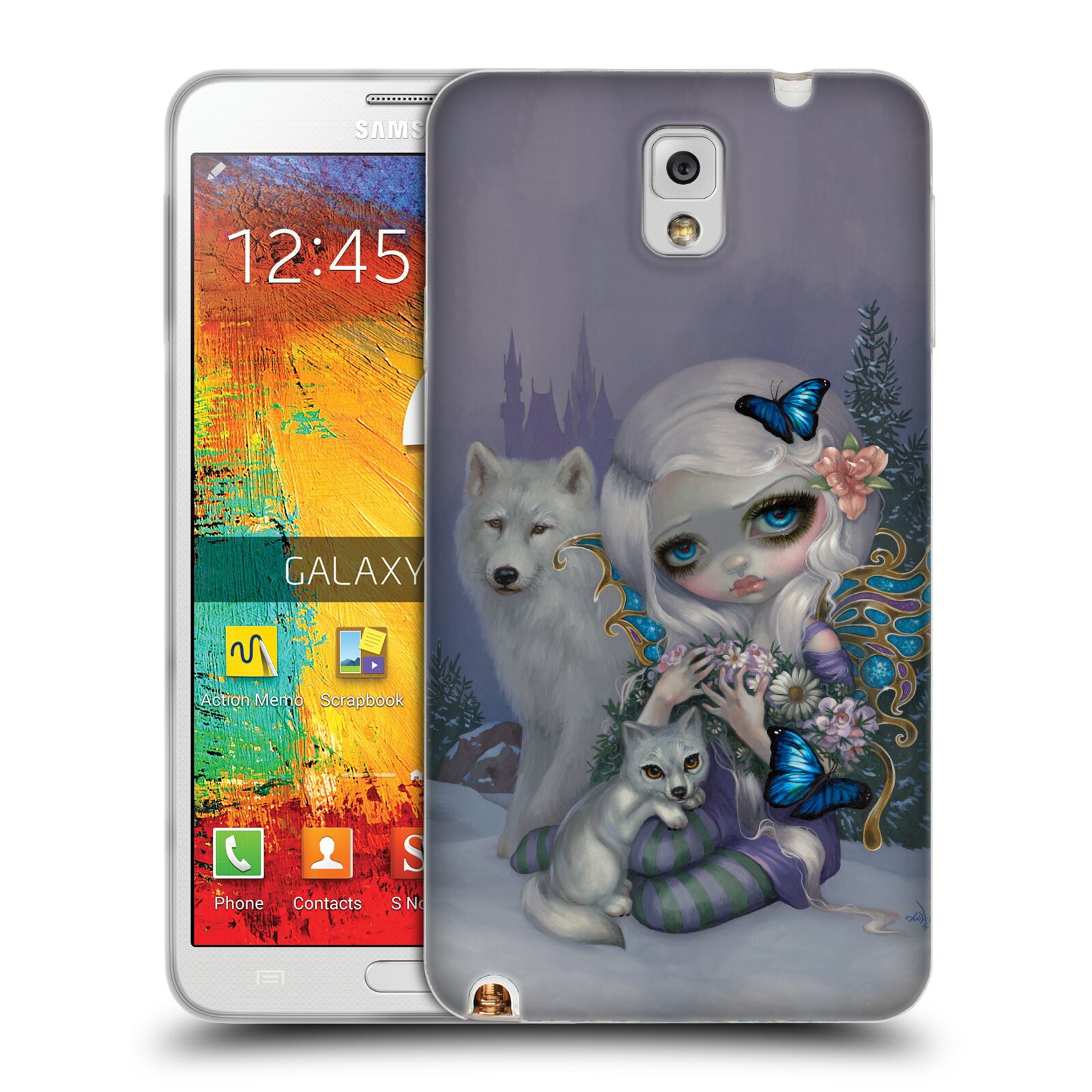 FUNDA OFICIAL DE GEL SUAVE ARTE DE HADAS ESTRANGULADO PARA TELÉFONOS SAMSUNG 2 - Imagen 8 de 8