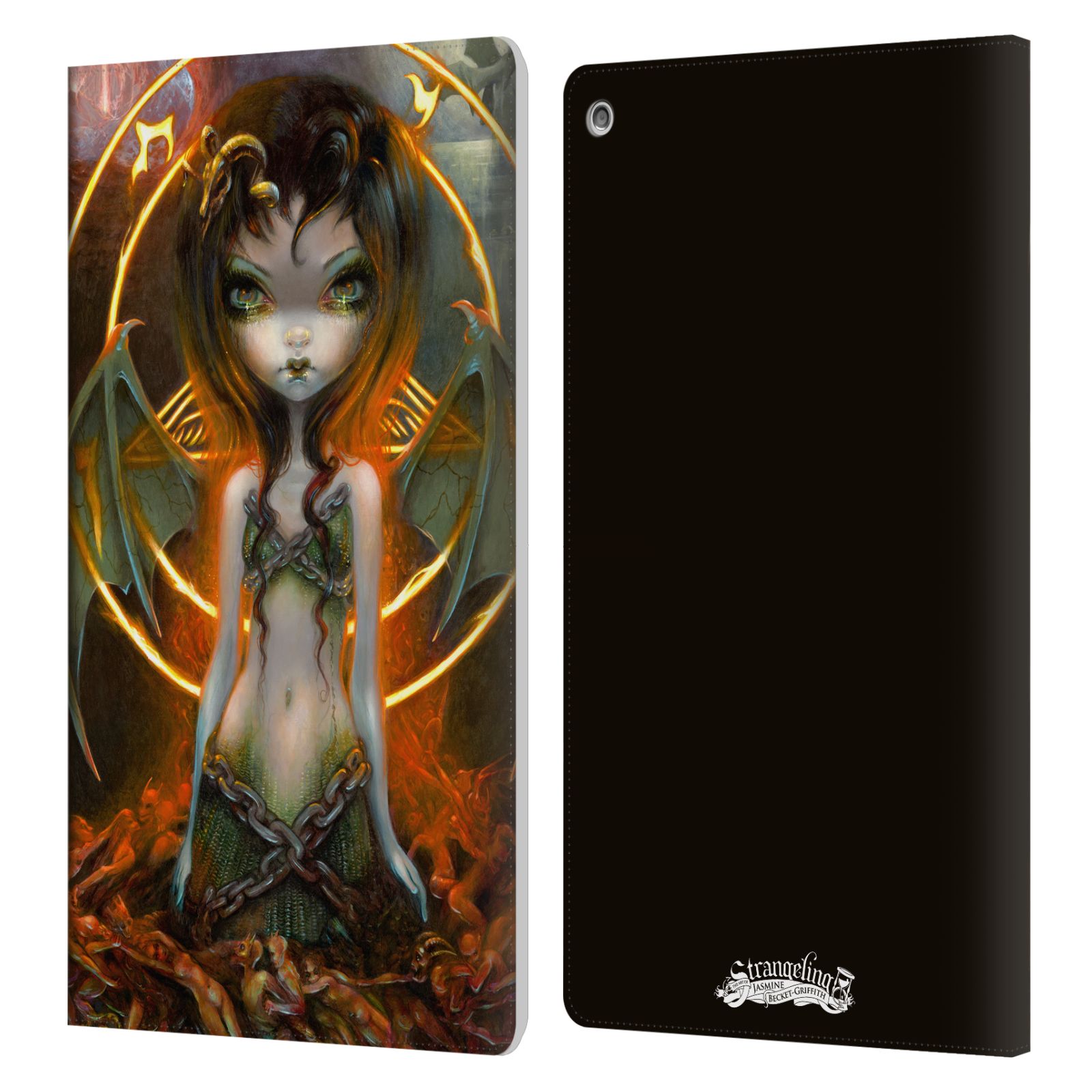 OFFICIAL STRANGELING SURREALISM LEATHER BOOK WALLET CASE COVER FOR AMAZON FIRE - Picture 7 of 16