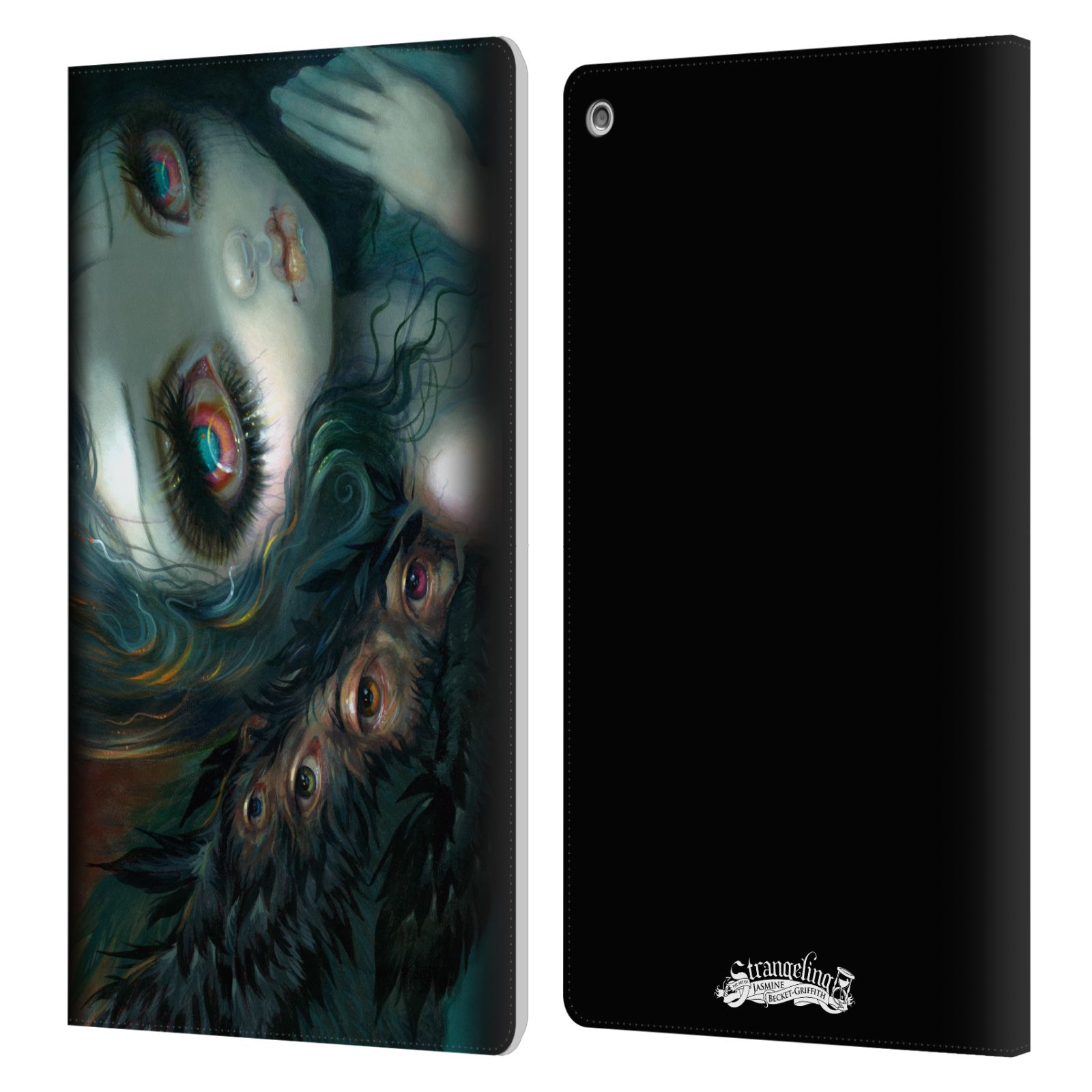 OFFICIAL STRANGELING SURREALISM LEATHER BOOK WALLET CASE COVER FOR AMAZON FIRE - Picture 8 of 16
