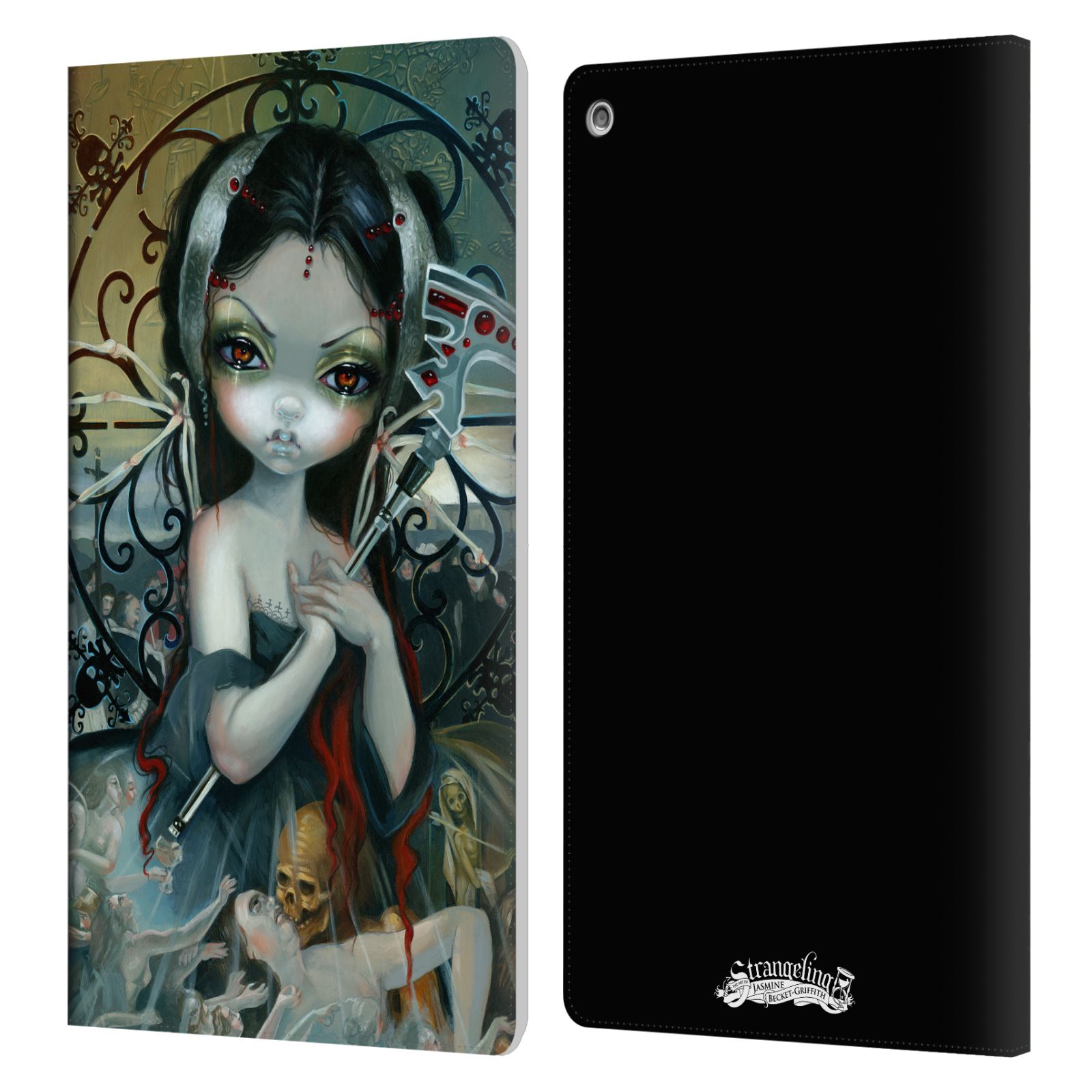 OFFICIAL STRANGELING SURREALISM LEATHER BOOK WALLET CASE COVER FOR AMAZON FIRE - Picture 9 of 16
