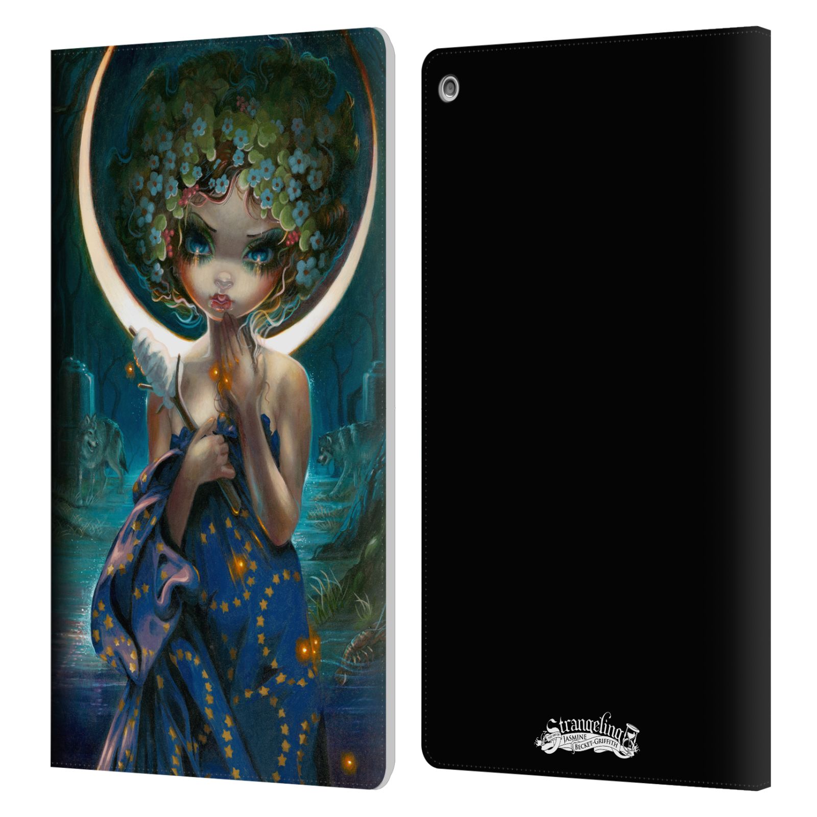 OFFICIAL STRANGELING SURREALISM LEATHER BOOK WALLET CASE COVER FOR AMAZON FIRE - Picture 13 of 16