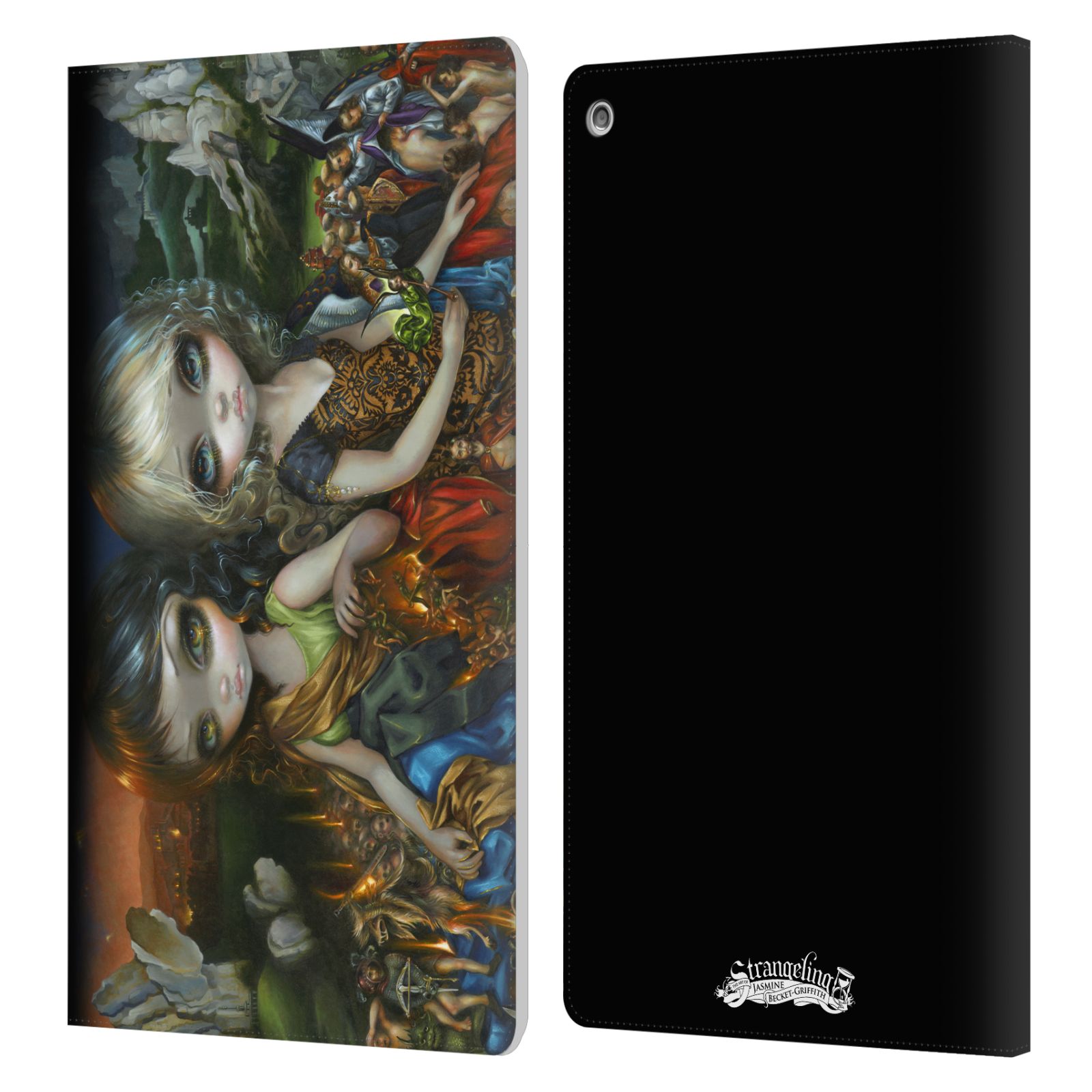 OFFICIAL STRANGELING SURREALISM LEATHER BOOK WALLET CASE COVER FOR AMAZON FIRE - Picture 16 of 16