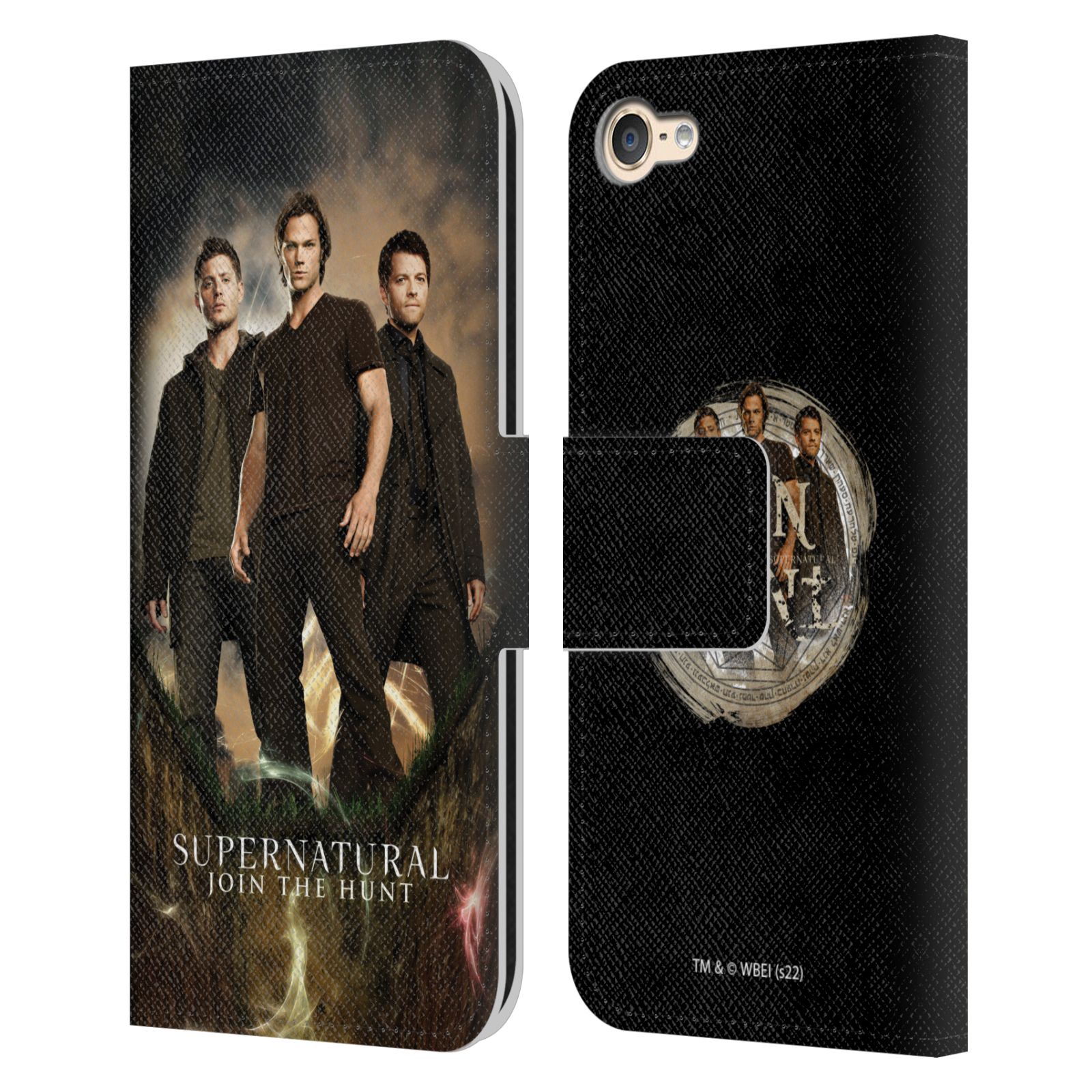 OFFICIAL SUPERNATURAL KEY ART LEATHER BOOK CASE FOR APPLE iPOD TOUCH MP3 - Picture 8 of 9